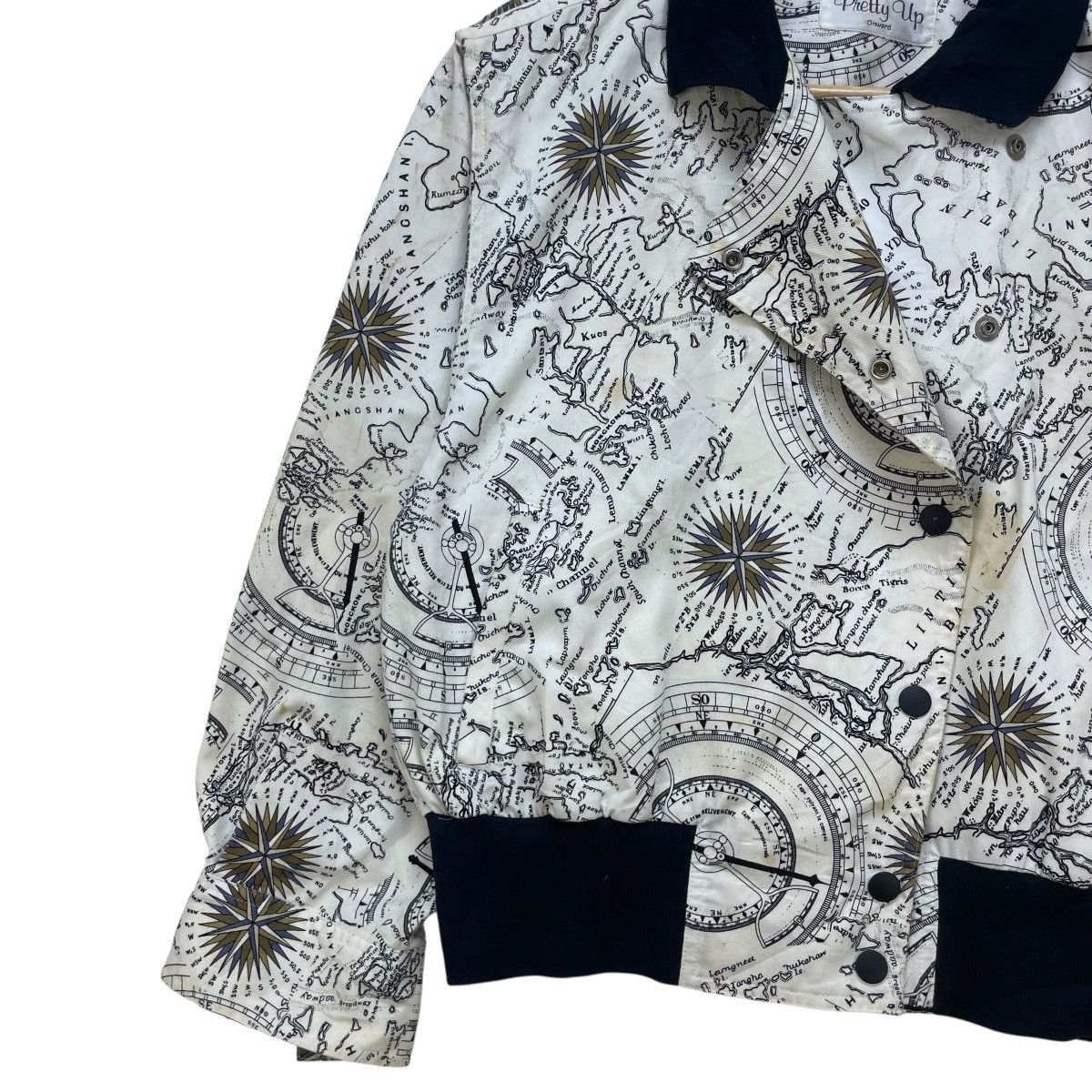 RENOWN 💥Vintage Pretty Up Renown Full Print Jacket Size M / US 6-8 / IT 42-44 - 4 Thumbnail