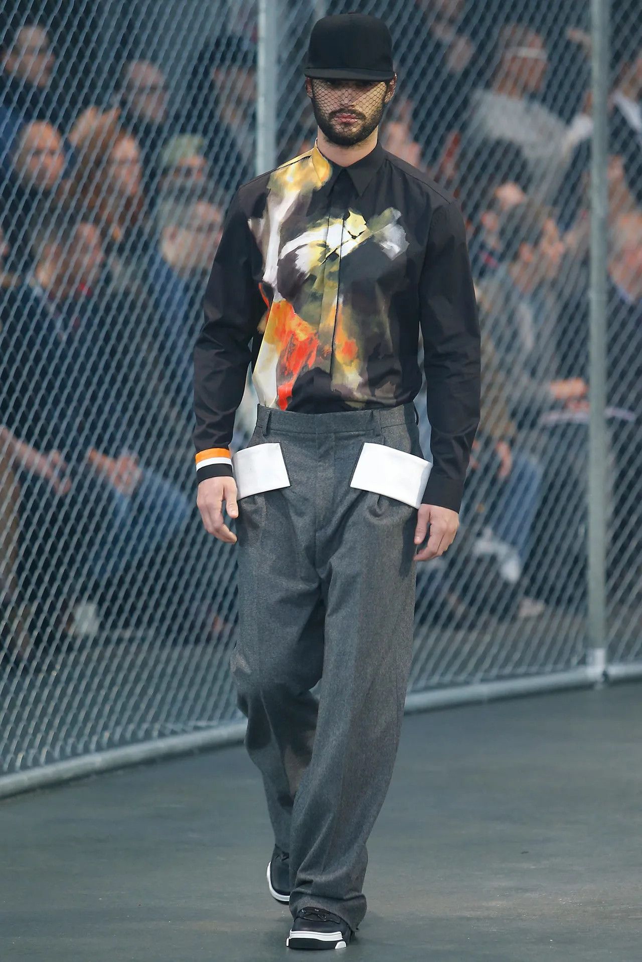 Givenchy Black Abstract Brushstroke Oversized T-Shirt Size US XS / EU 42 / 0 - 8 Thumbnail