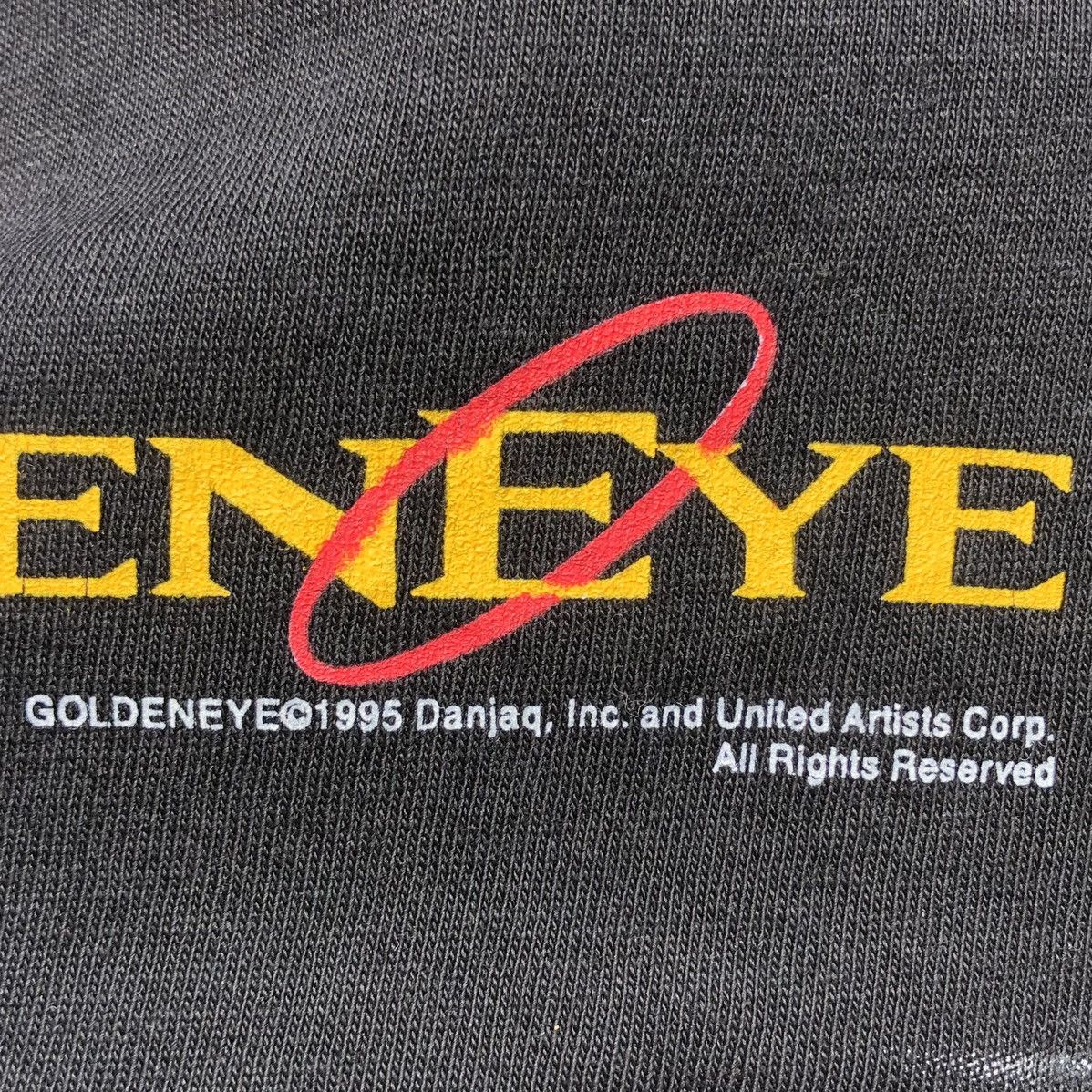 Vintage Vintage 1995 James Bond Goldenye THRASHED T-shirt Black Size US XL / EU 56 / 4 - 3 Thumbnail