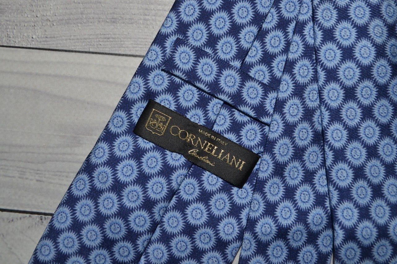 Corneliani Corneliani Blue Silk Tie Size ONE SIZE - 9 Thumbnail