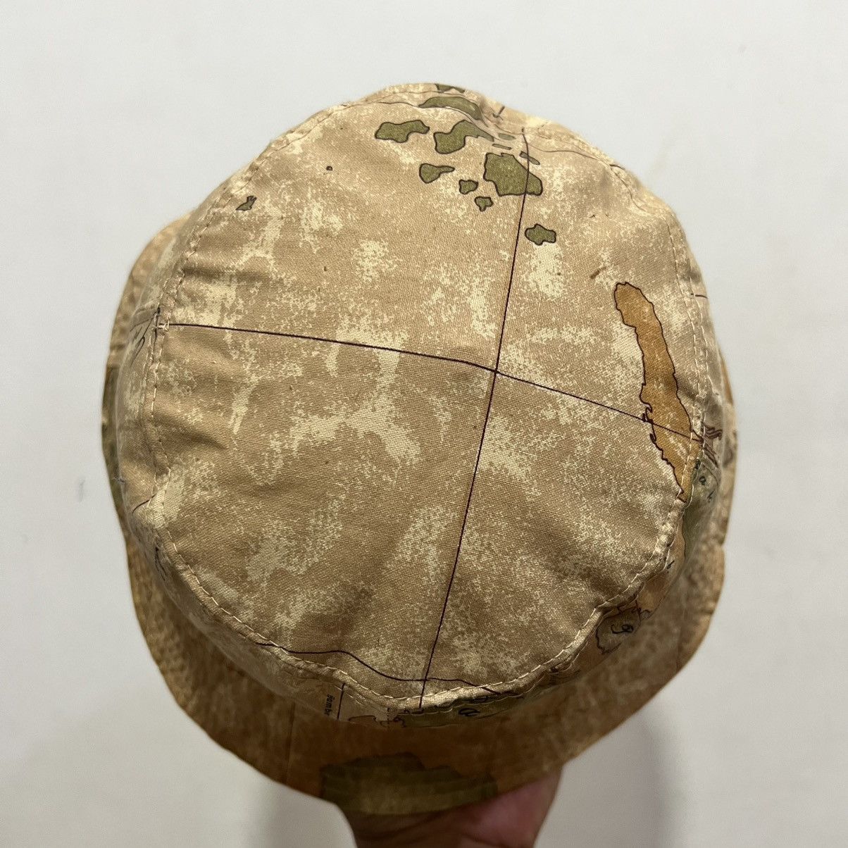 Alviero Martini Prima Classe by Alviero Martini Map Bucket Hat unisex 58cm Size ONE SIZE - 5 Thumbnail