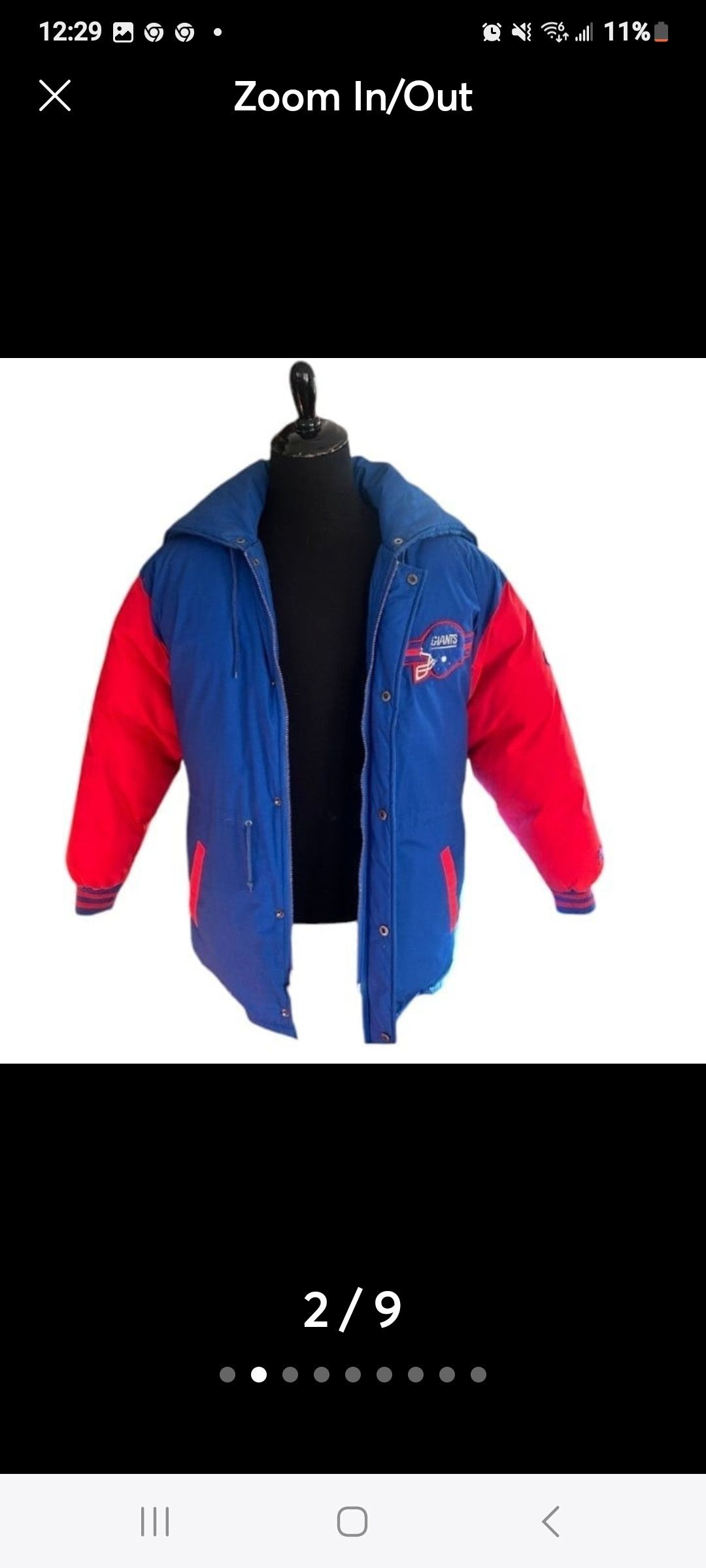 Giant × NFL × Triple F.A.T. Goose L Vintage NFL New York Giants Triple Fat Goose Jacket Mens Size US L / EU 52-54 / 3 - 3 Thumbnail