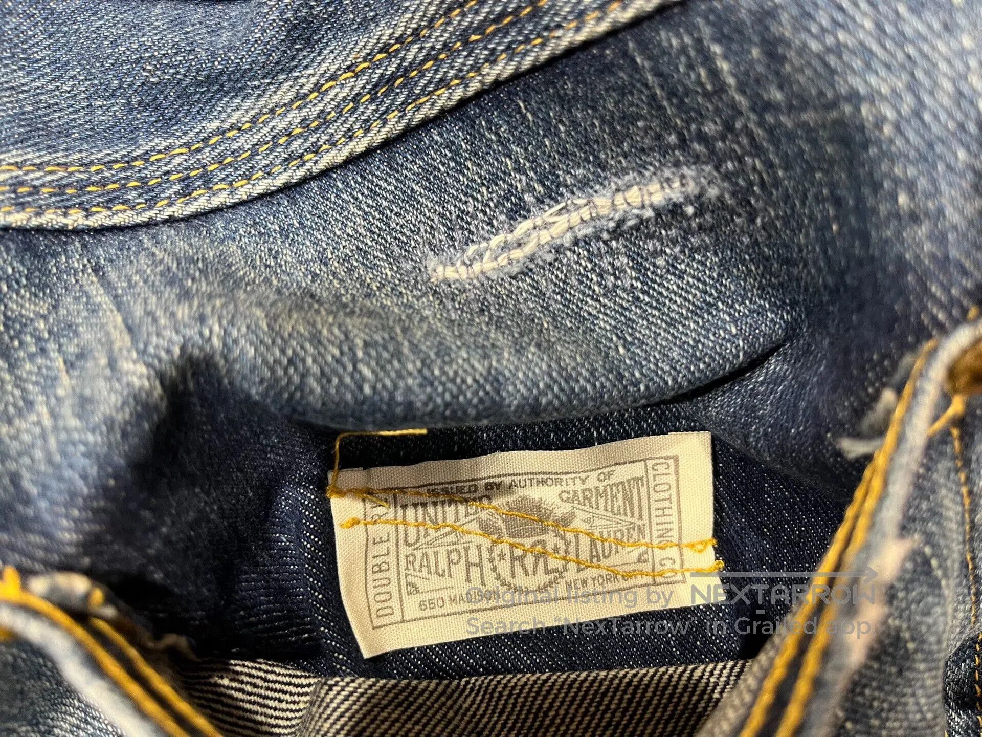 RRL Ralph Lauren RRL Distressed Denim Jeans by Ralph Lauren. Size US 32 / EU 48 - 5 Thumbnail