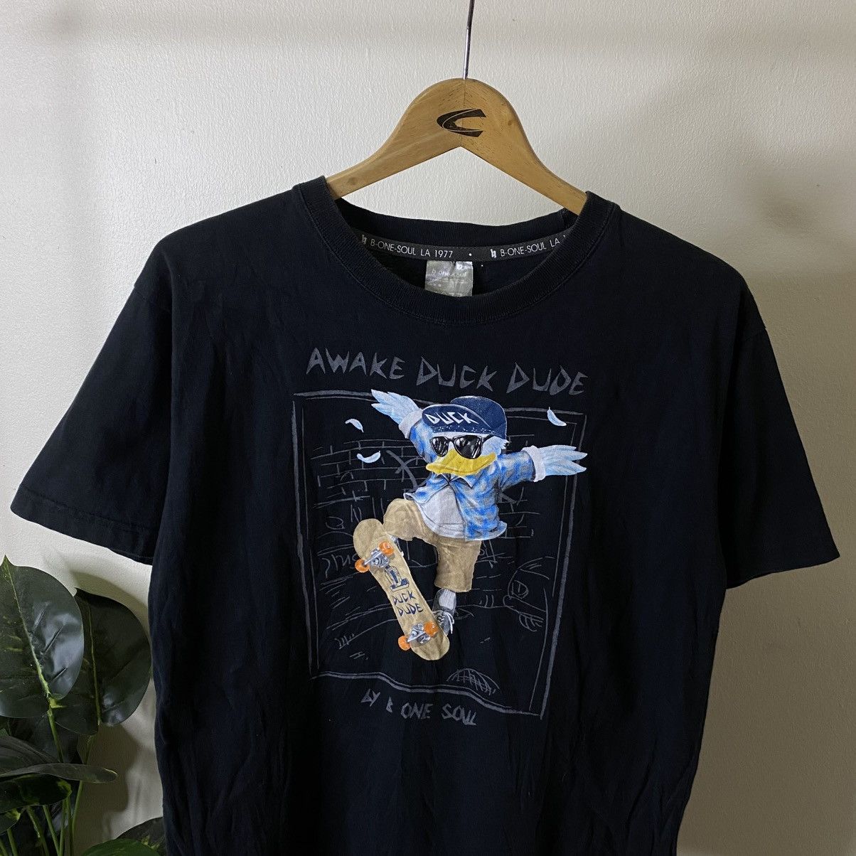 Japanese Brand Awake Duck Dude Skater Skateboard T Shirt Size US M / EU 48-50 / 2 - 2 Thumbnail