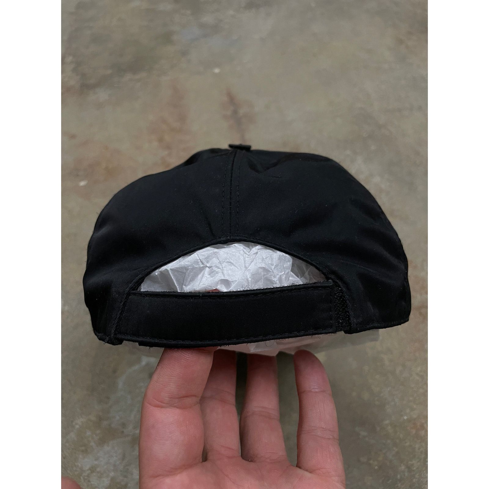 Prada Prada Nylon Cap Black Used Large Size ONE SIZE - 3 Thumbnail