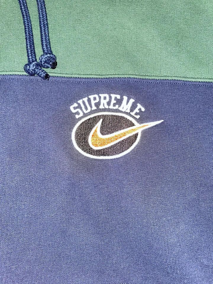 Nike × Supreme Supreme x Nike Striped Hooded Sweatshirt Size US M / EU 48-50 / 2 - 2 Thumbnail
