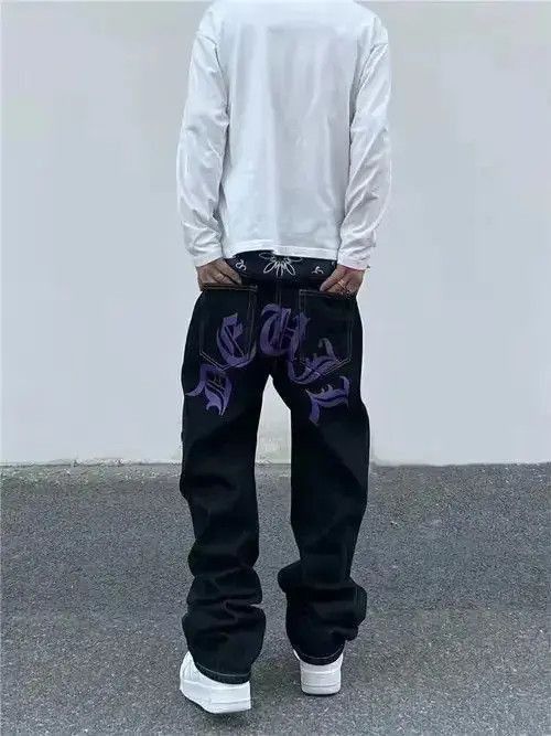 Japanese Brand y2k skate hiphop pattern jeans Size US 32 / EU 48 - 5 Thumbnail