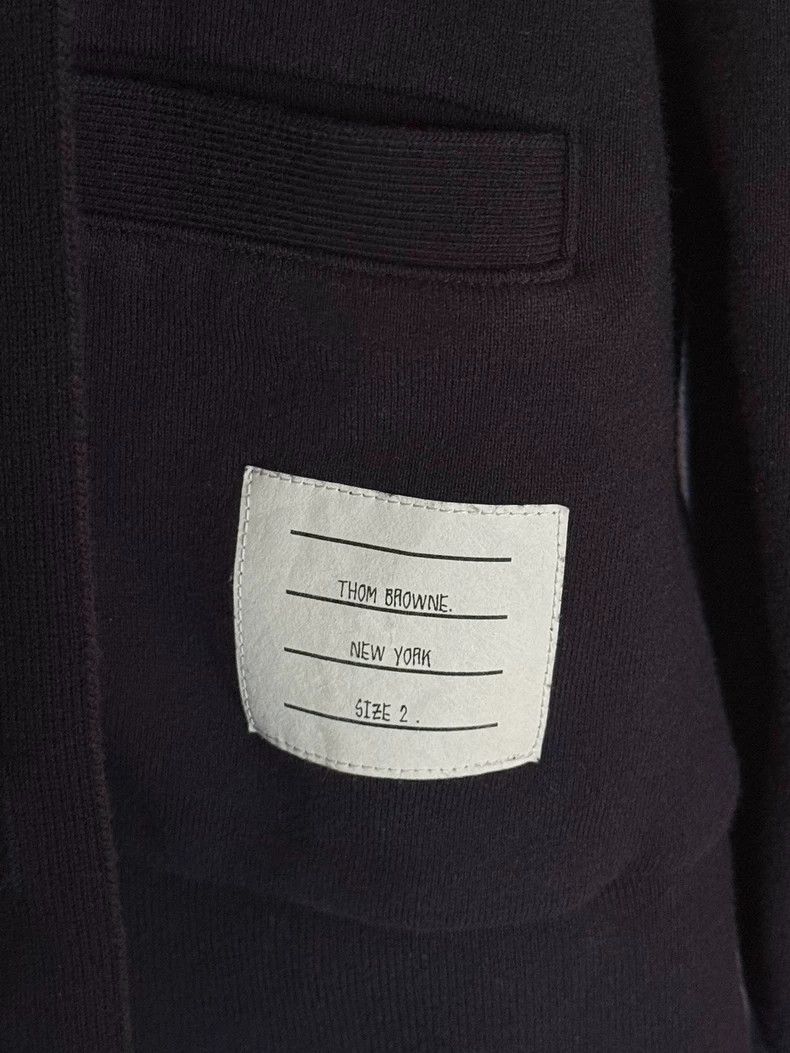 Thom Browne Thom Browne size1 Classic four stripe V neck cotton spring Size US S / EU 44-46 / 1 - 5 Thumbnail