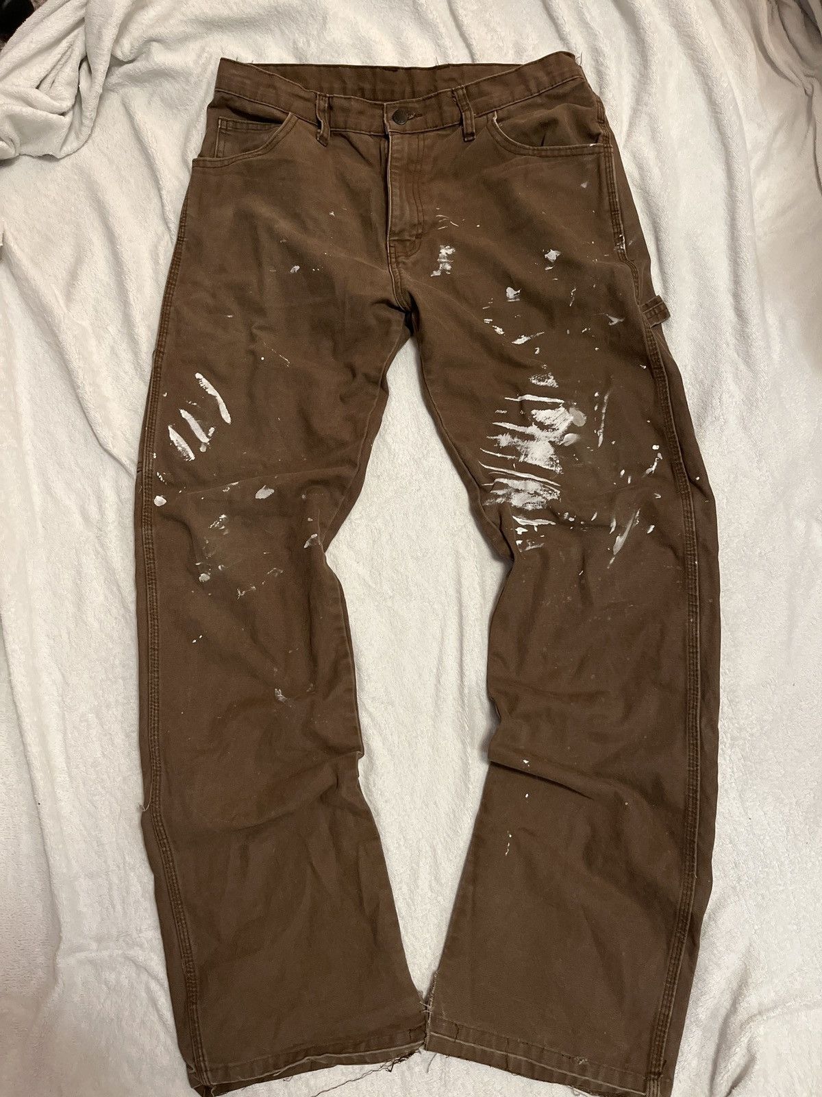 Dickies × Vintage Vintage Dickies Painted Workwear Size US 31 - 1 Thumbnail