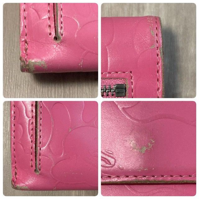 Bape BAPE CAMO embossed leather wallet pink a bathing ape NIGO Size ONE SIZE - 8 Thumbnail