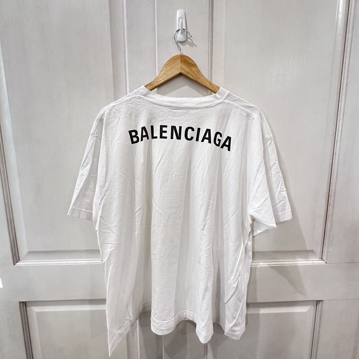 Balenciaga Balenciaga Back Logo T-Shirt Size US XL / EU 56 / 4 - 4 Thumbnail