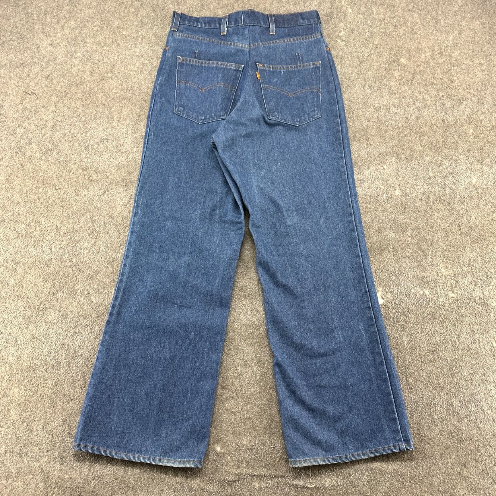 Levi's VINTAGE Levi's Jeans 31x30 Blue Carhartt - Levis Orange Tab 80s Workwear Relaxed Straight 5-Pocket Mens Size US 31 - 7 Thumbnail