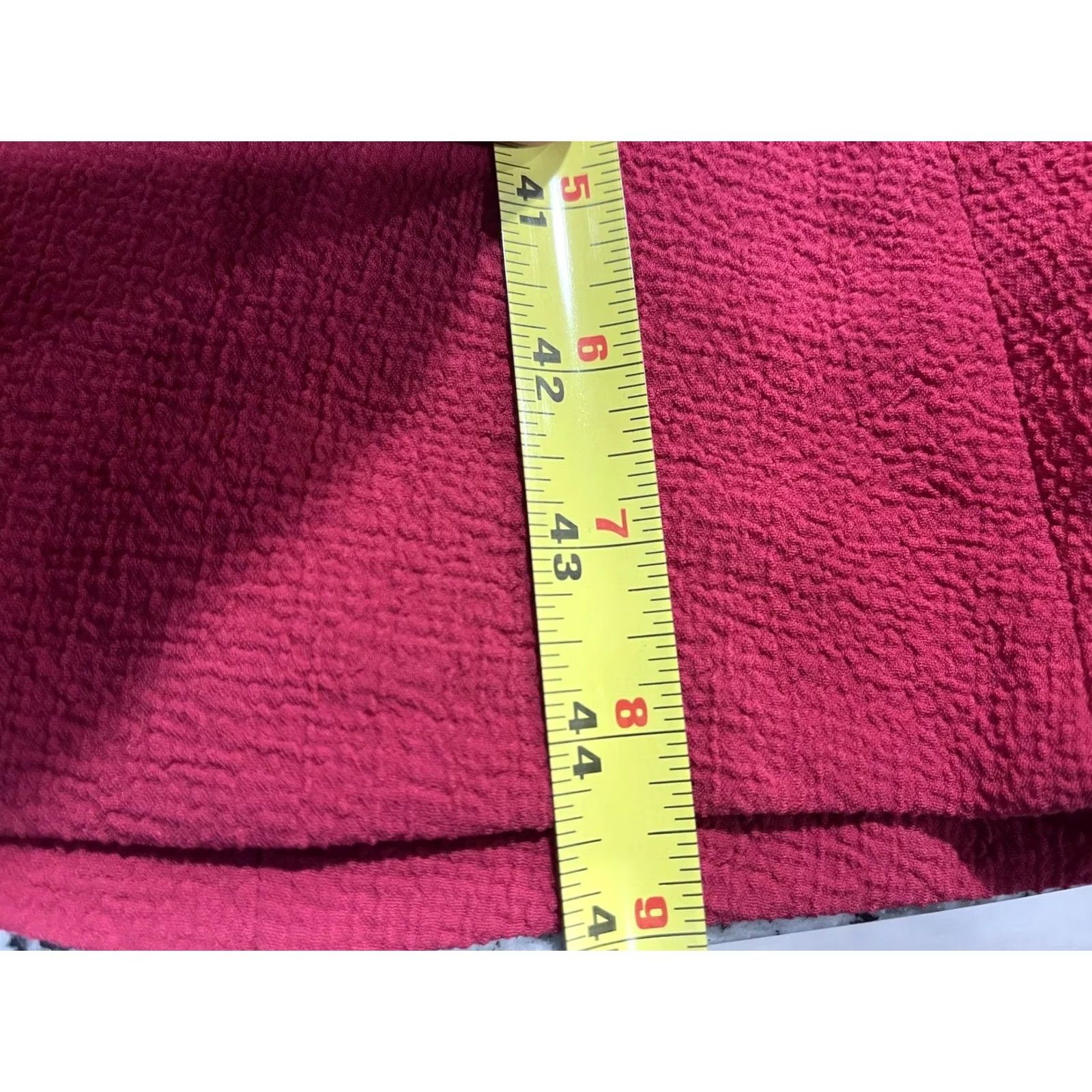 M.M.LaFleur M.M. Lafleur Jane Dress Staccato Hibiscus Dark Red Size 6 Dress Knee Length A-Line Fit & Flare Womens 6 Hibiscus Dark Red Size M / US 6-8 / IT 42-44 - 3 Thumbnail