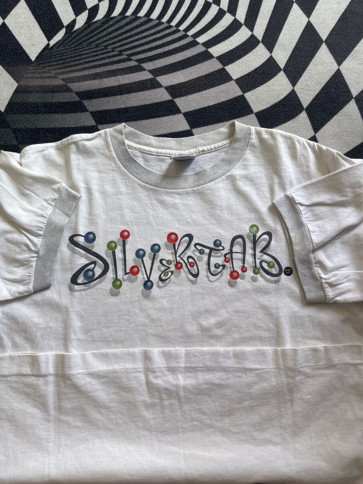 Levi's Vintage 90s Levi's SilverTab Graphic Ringer T-Shirt Size US M / EU 48-50 / 2 - 3 Thumbnail