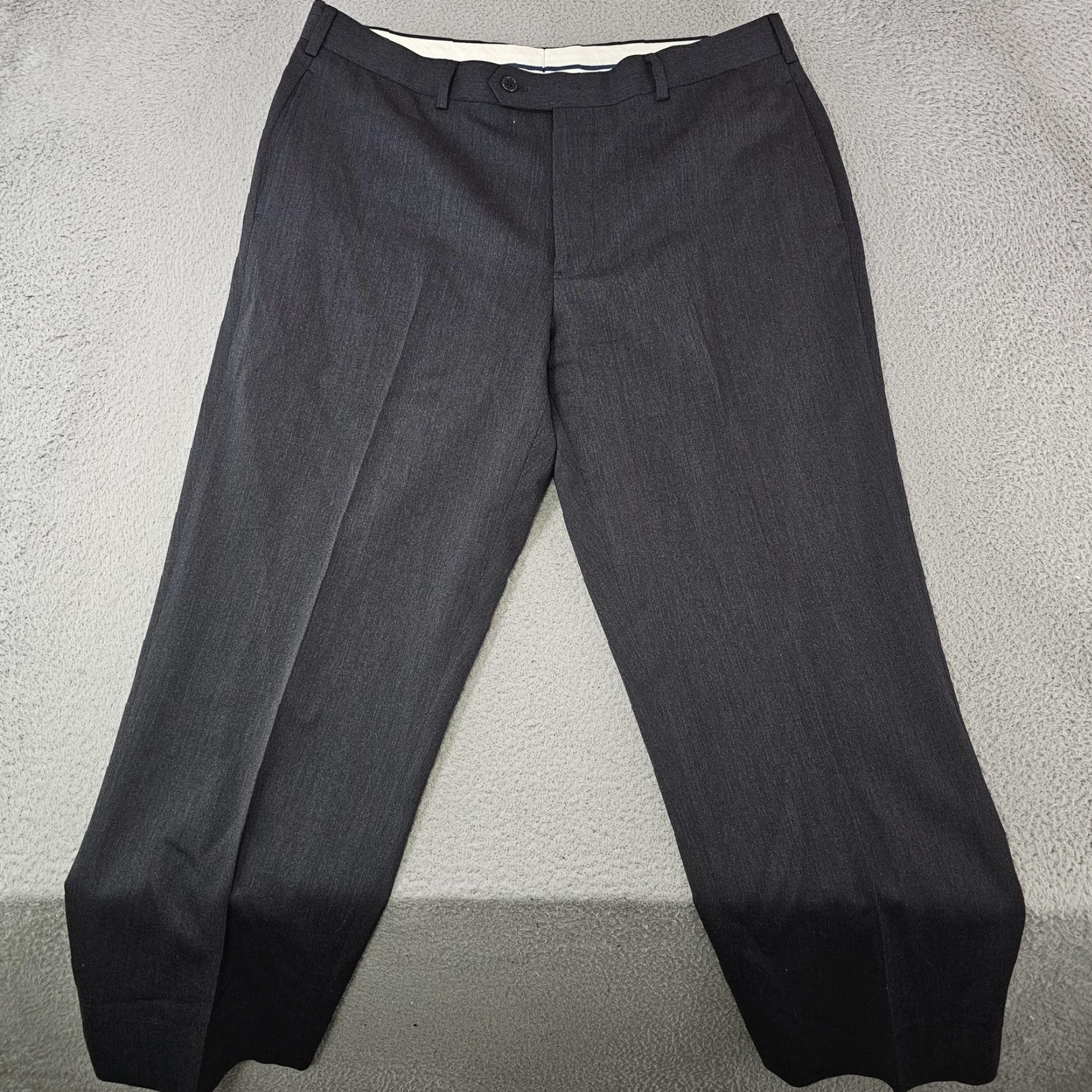 Brooks Brothers Brooks Brothers Madison Dress Pants Adult 37x27 Gray Wool Flat Front Pockets Mens Size US 37 - 2 Thumbnail