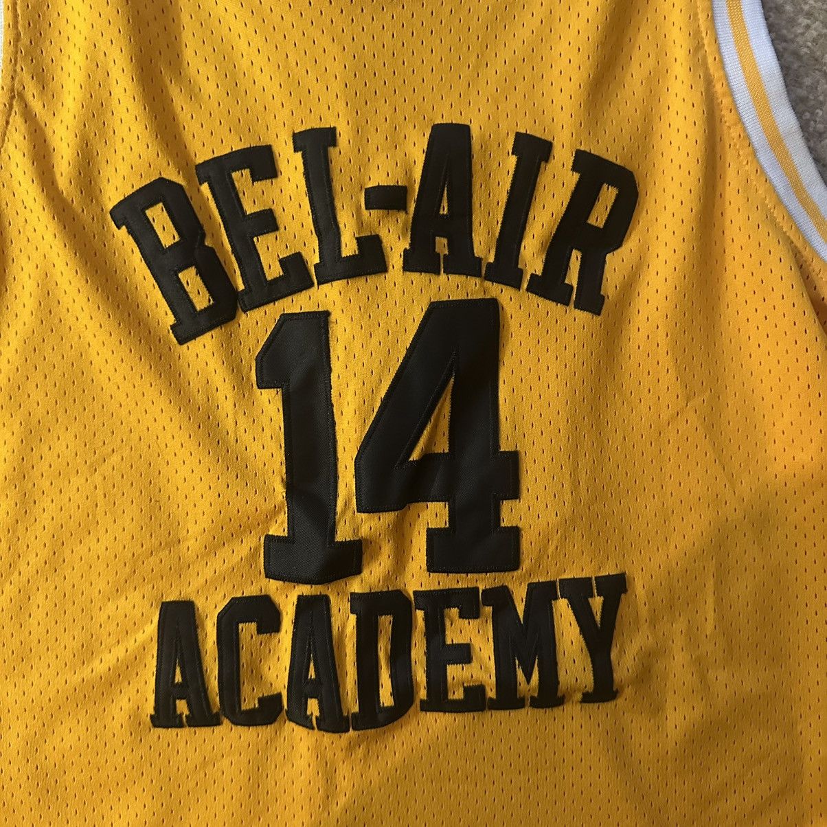 Vintage Fresh Prince of Bel-Air Academy Will Smith Basketball Jersey Size US M / EU 48-50 / 2 - 2 Thumbnail