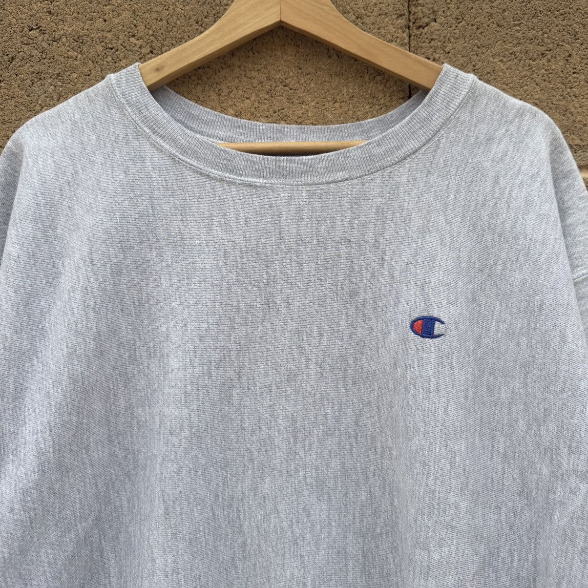 Champion Vintage 90s Champion Reverse Weave Logo Sweatshirt Gray USA Size US L / EU 52-54 / 3 - 4 Thumbnail