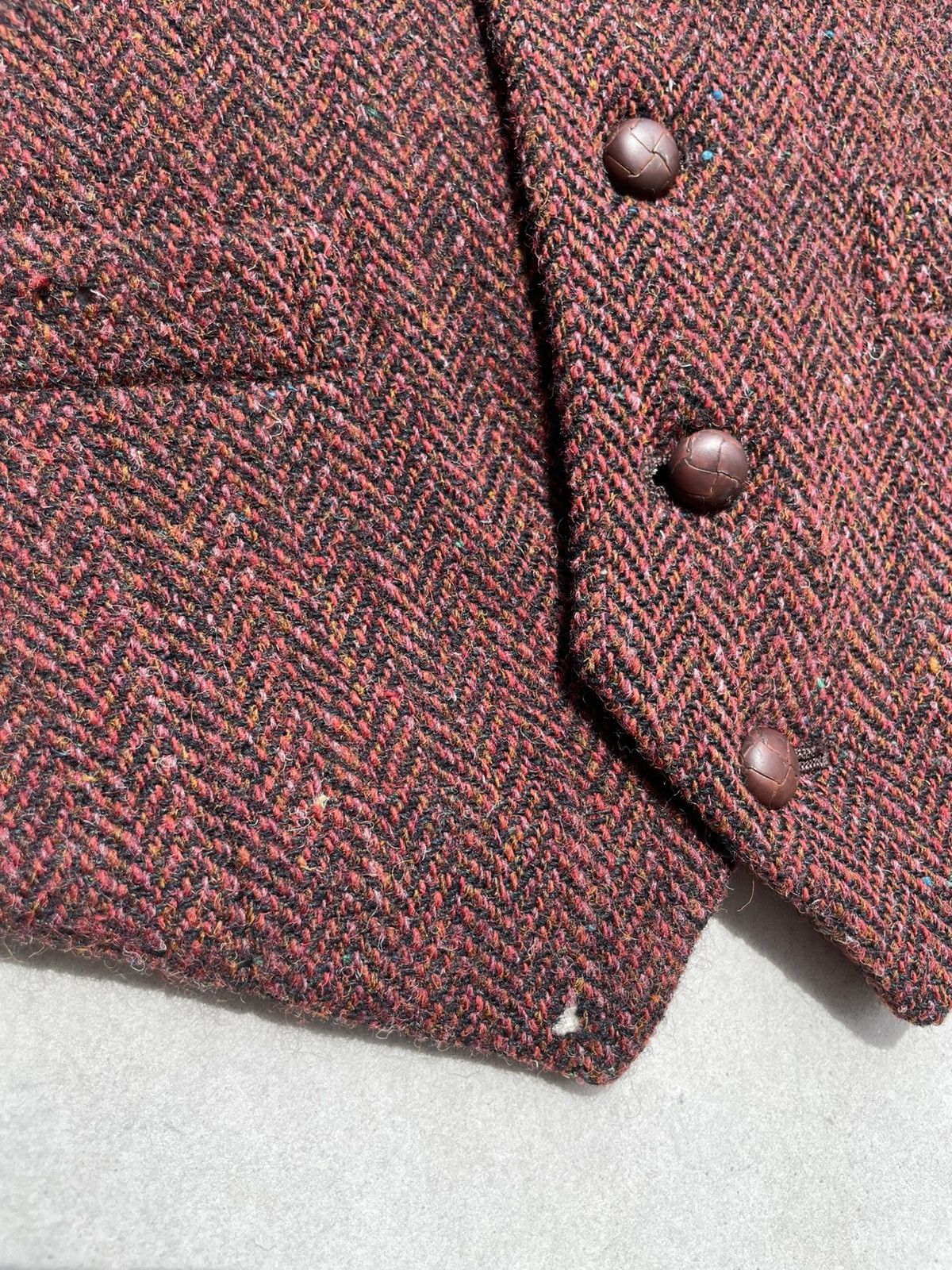 Harris Tweed 🔥Accept Binding Offer🔥 Harris Tweed Wool Vest Disstressed Size US S / EU 44-46 / 1 - 10 Thumbnail