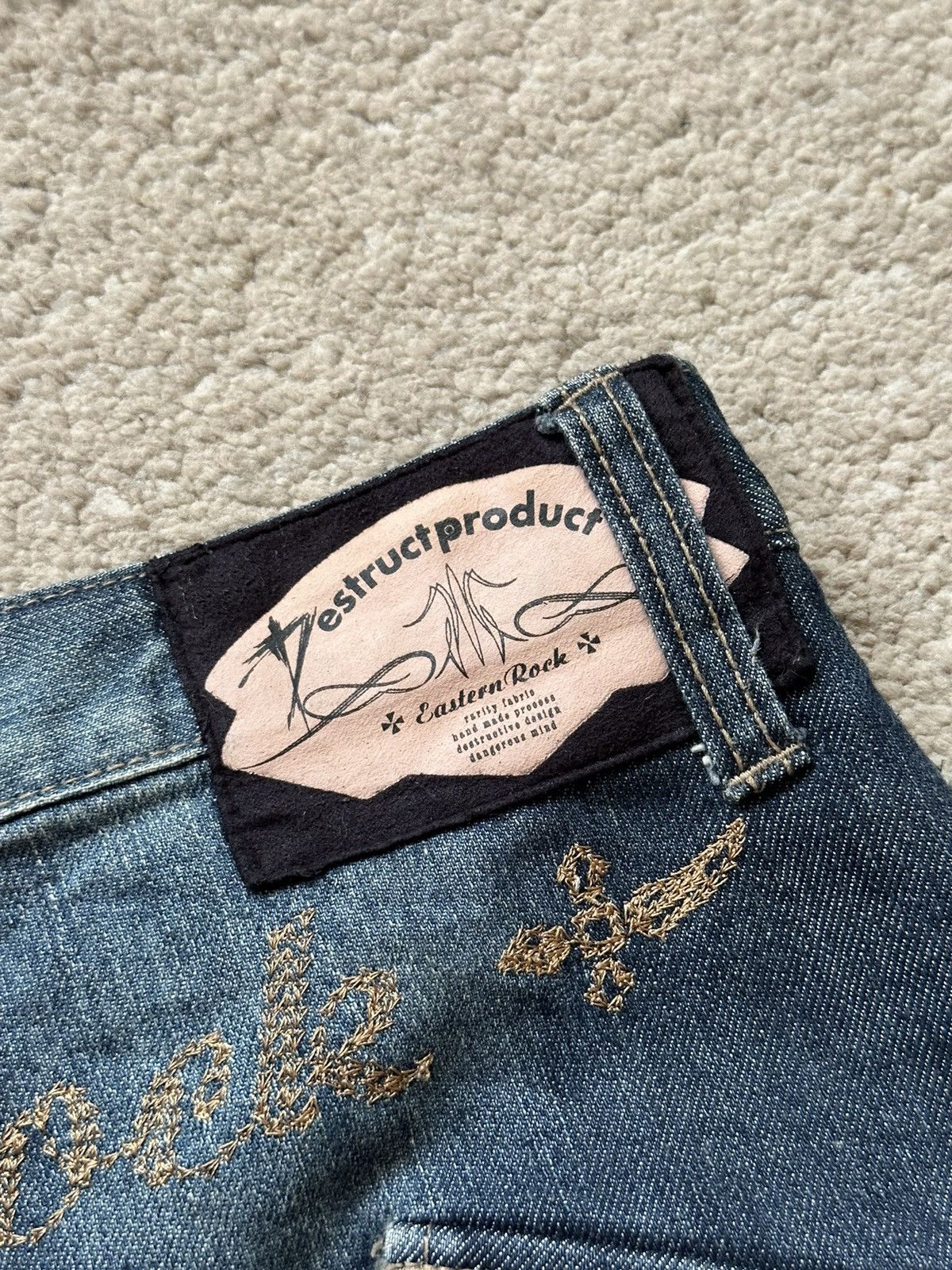 PPFM 2000s PPFM Destruct Product J Cut Jeans Transform Bag Size US 30 / EU 46 - 10 Thumbnail