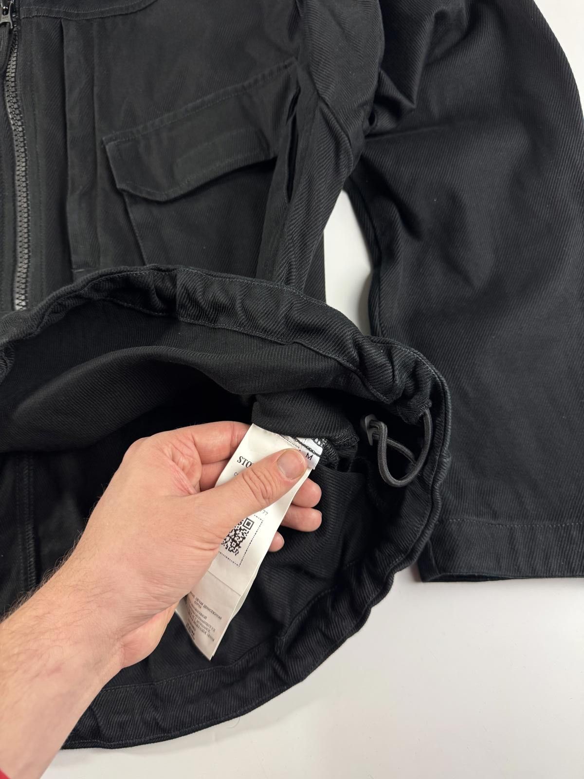 Stone Island Stone Island Black 1/4 Zip Smock Jacket Black Medium Size US M / EU 48-50 / 2 - 5 Thumbnail
