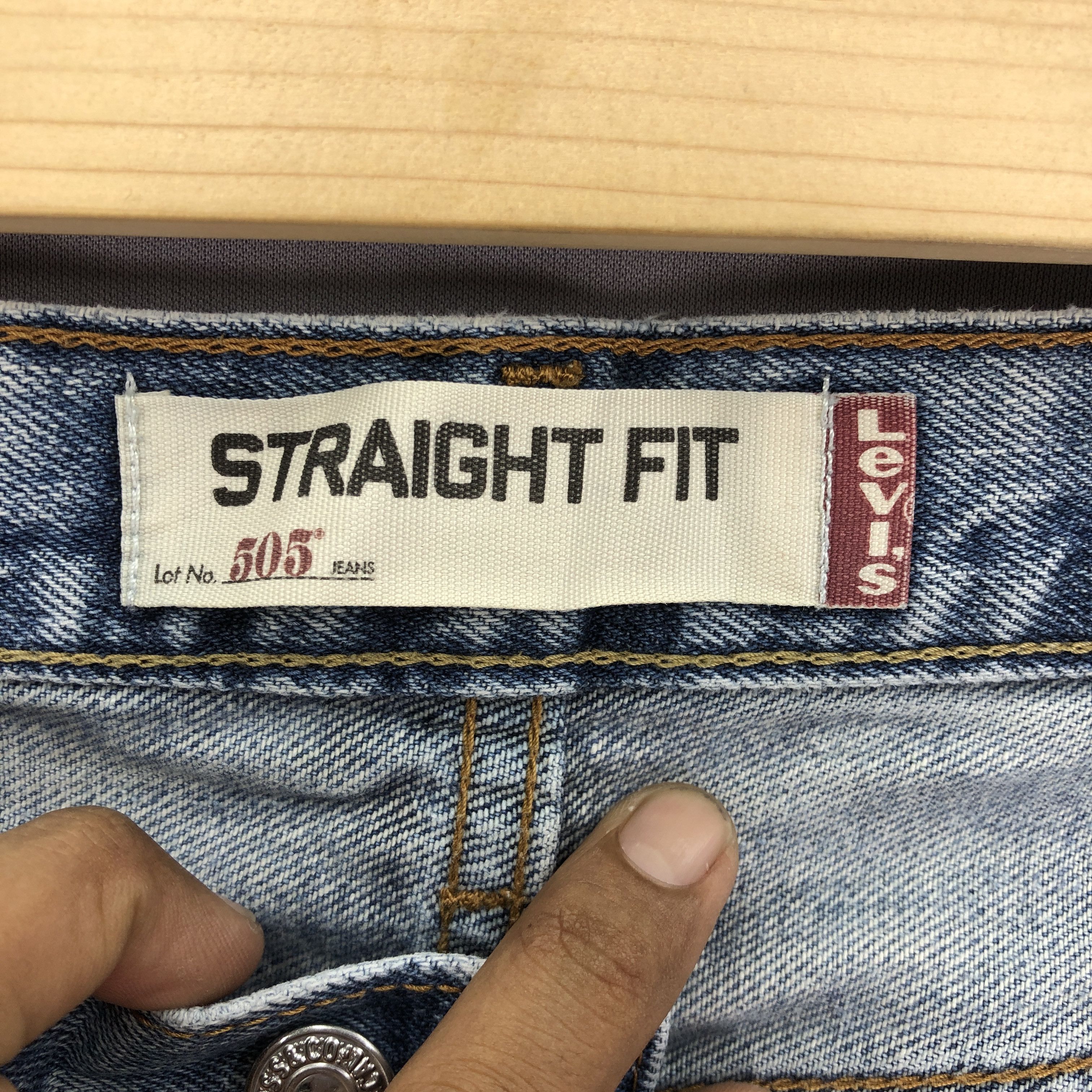 Levi's × Vintage Vintage Y2K Levis Faded Jeans Light Wash Levi's 505 Denim Size US 38 / EU 54 - 9 Thumbnail