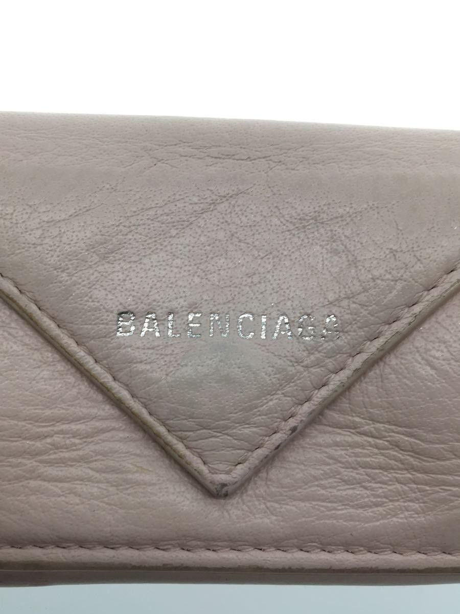 Balenciaga Balenciaga Paper Leather Trifold Mini Wallet Size ONE SIZE - 3 Thumbnail