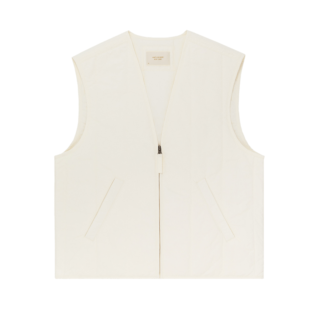 Aime Leon Dore o1mle0825 Lightweight Filled Vest in Neutrals Size US XL / EU 56 / 4 - 1 Preview