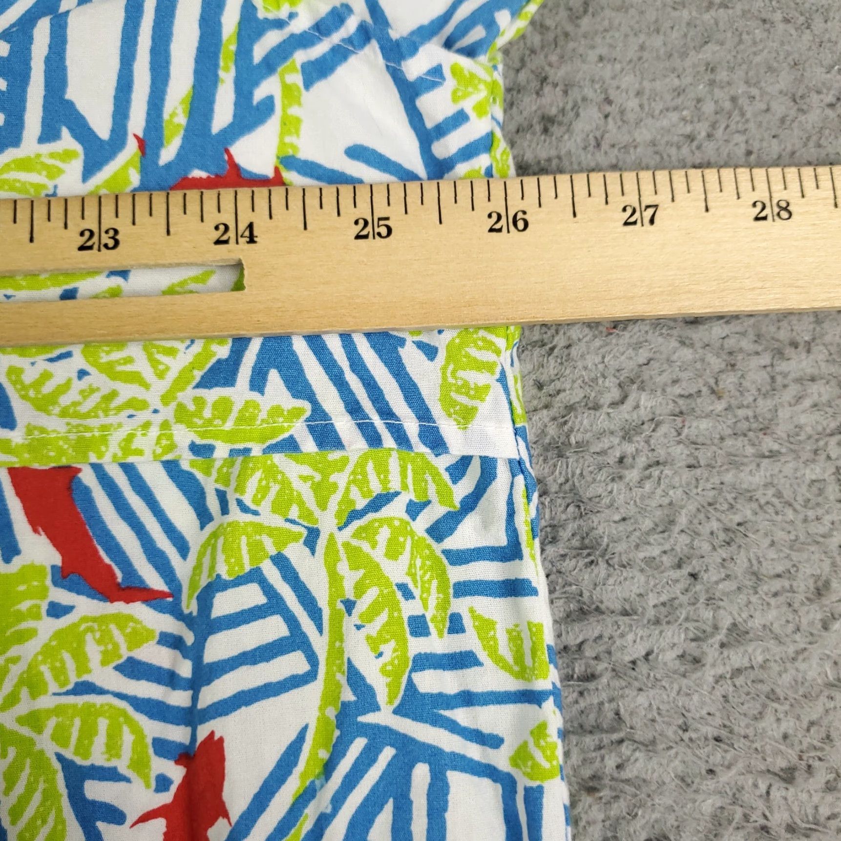 Vintage Columbia Shirt Mens XL Blue Button Up Short Sleeve Vented Floral Pattern Size US XL / EU 56 / 4 - 6 Thumbnail