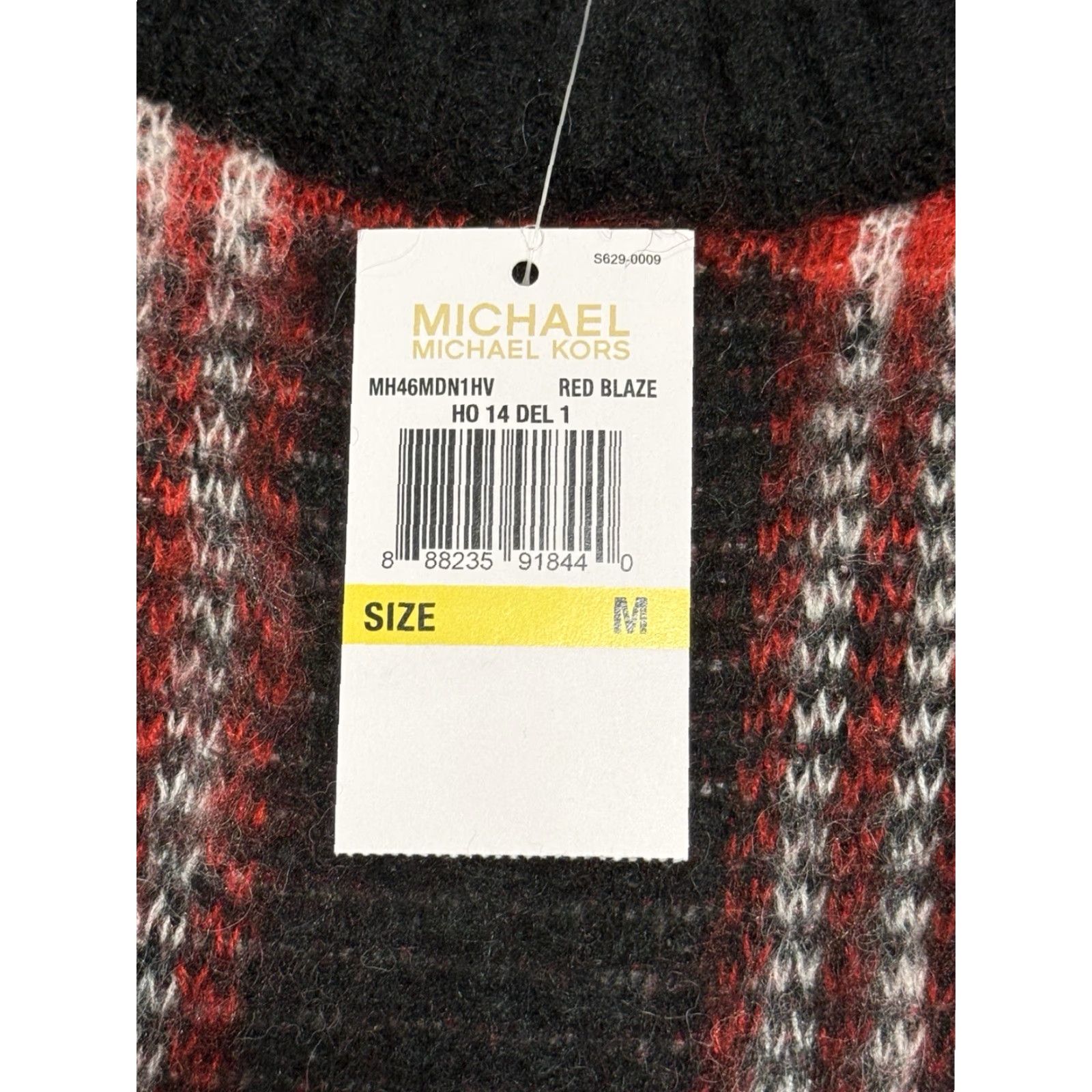 Michael Kors Michael Kors Sweater Black & Red Plaid Size M Women Wool Mohair Acrylic Knit Pullover Lightweight Stylish 90s? Size M / US 6-8 / IT 42-44 - 5 Thumbnail