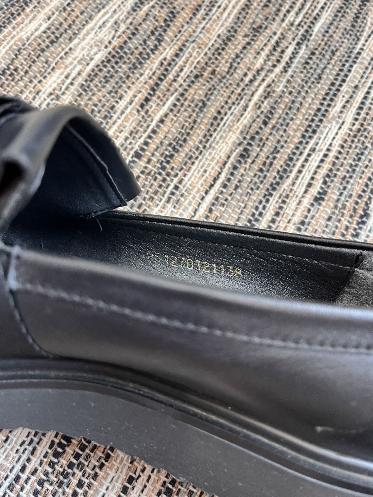 Vintage Vintage Leather Loafers black formal shoes minimalistic Size US 7.5 / IT 37.5 - 13 Thumbnail
