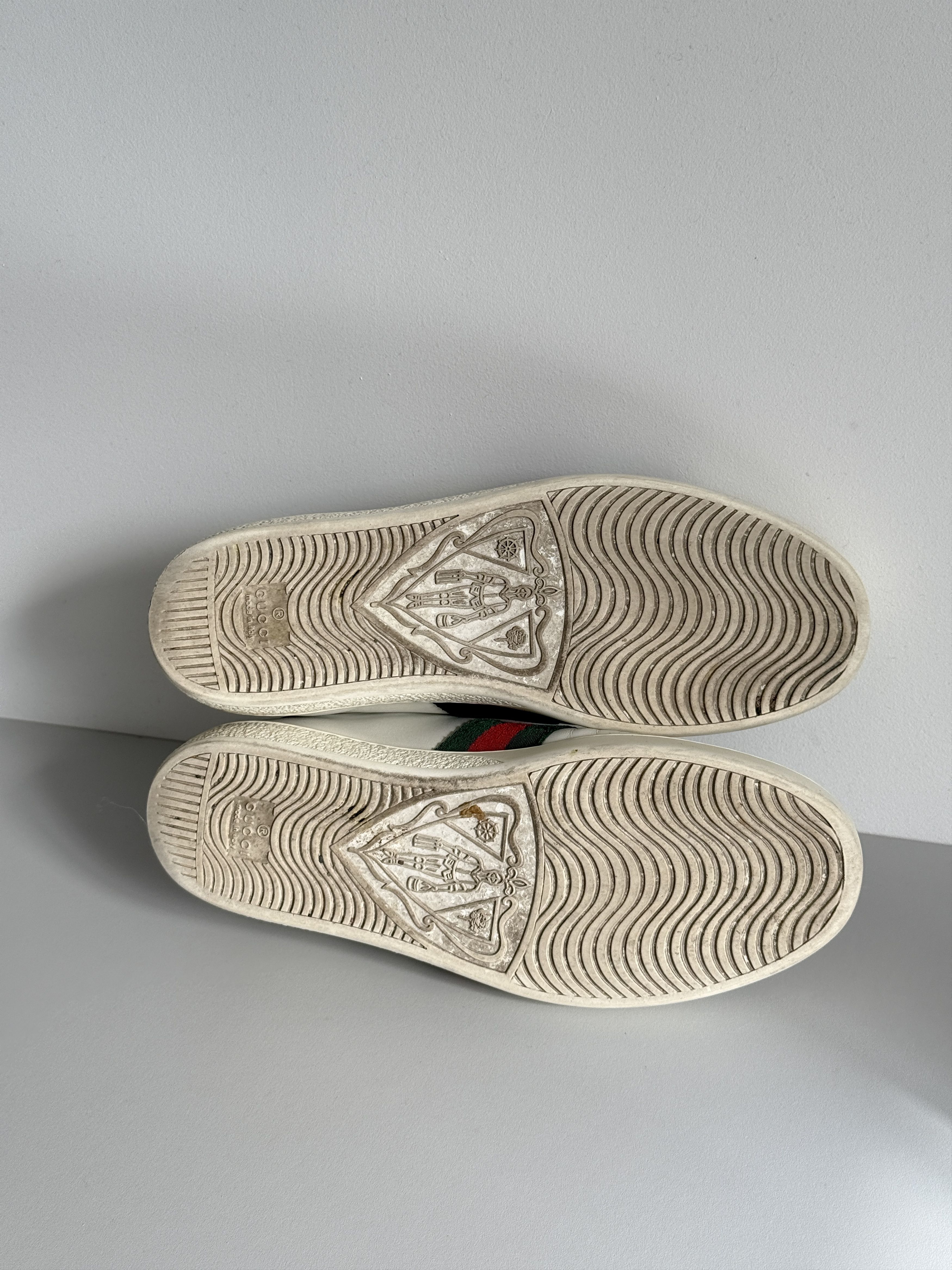 Gucci GUCCI Ace Arrow White Leather Sneakers Size US 8 / IT 38 - 4 Thumbnail