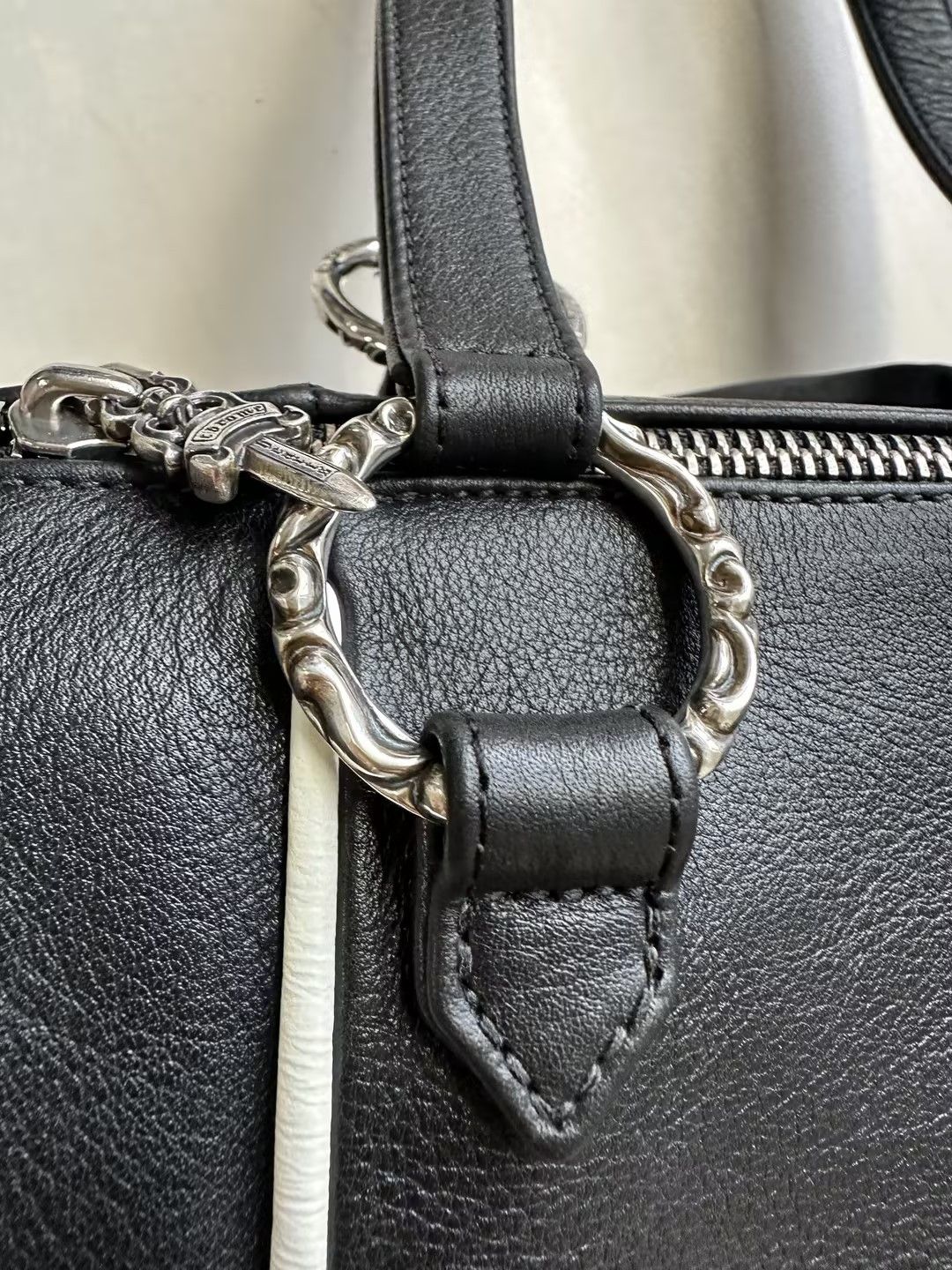 Chrome Hearts Chrome Hearts Small Leather Boston Duffel Bag Size ONE SIZE - 6 Thumbnail
