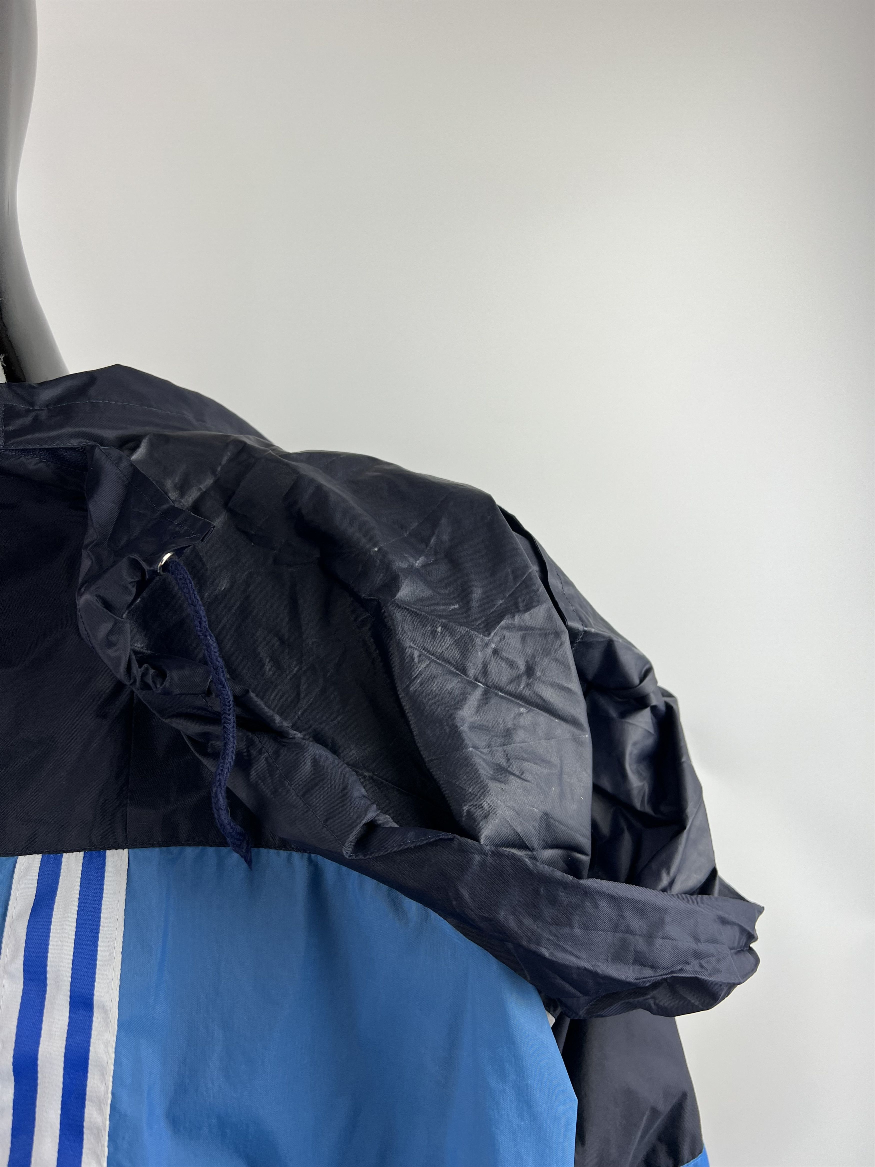 Adidas × Vintage 80s Adidas Vintage Hooded Jacket Size XL Size US XL / EU 56 / 4 - 5 Thumbnail