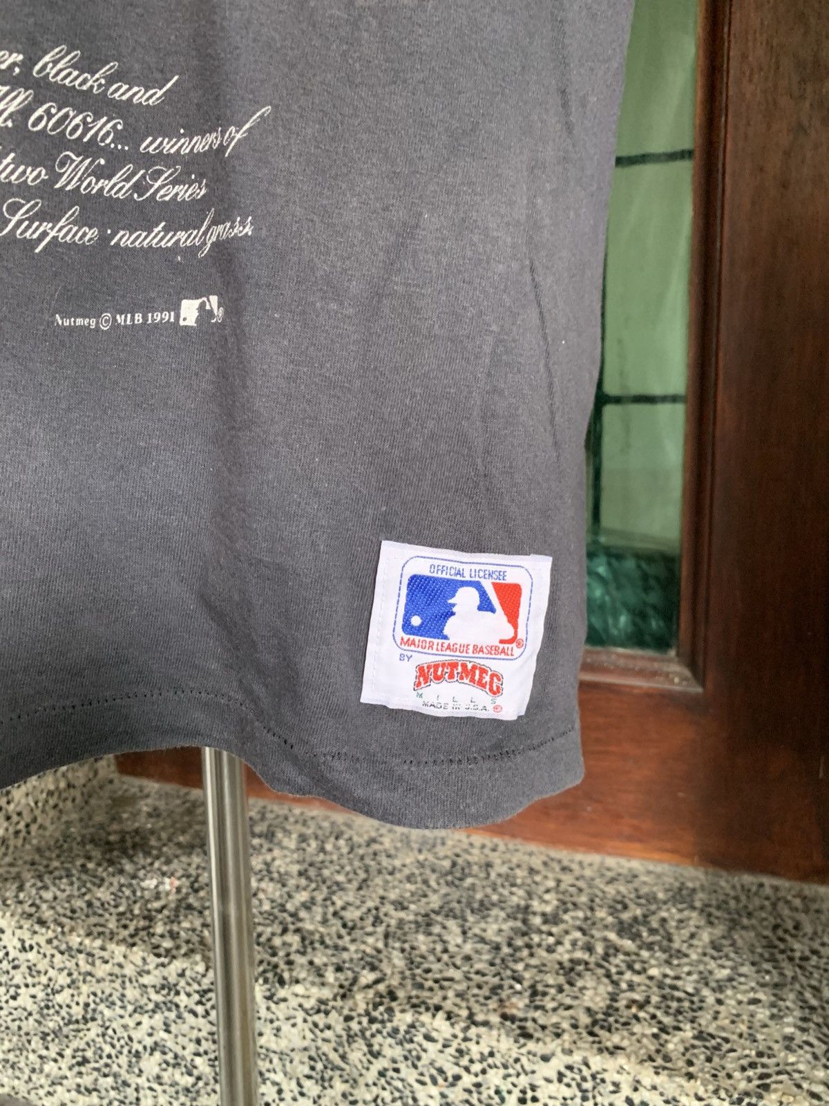 MLB Vintage 90s Chicago White Sox MLB Nutmeg T shirt Size US L / EU 52-54 / 3 - 3 Thumbnail