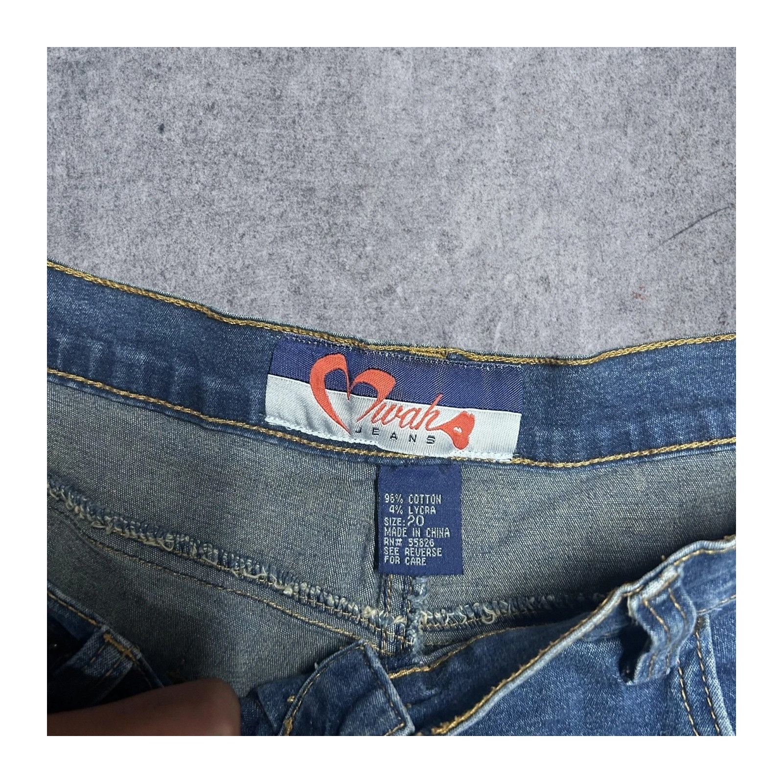 The Unbranded Brand Mwah Jeans Denim Design Straight Leg Design Patterns Women S Size US 26 / EU 42 - 4 Thumbnail