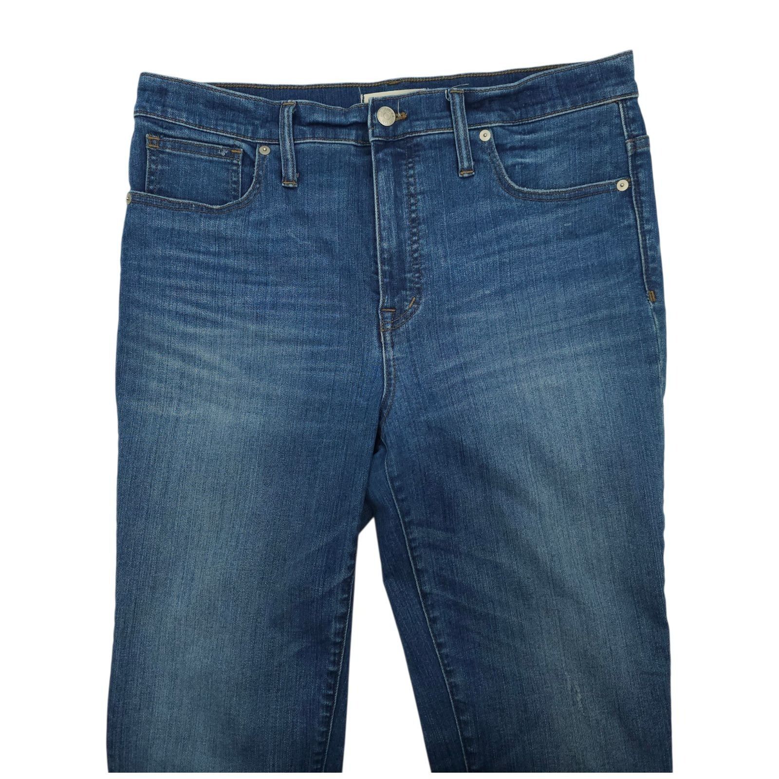 Madewell Madewell High Rise Skinny Jeans 31 Indie Sleek Medium Wash Size 33" - 9 Thumbnail