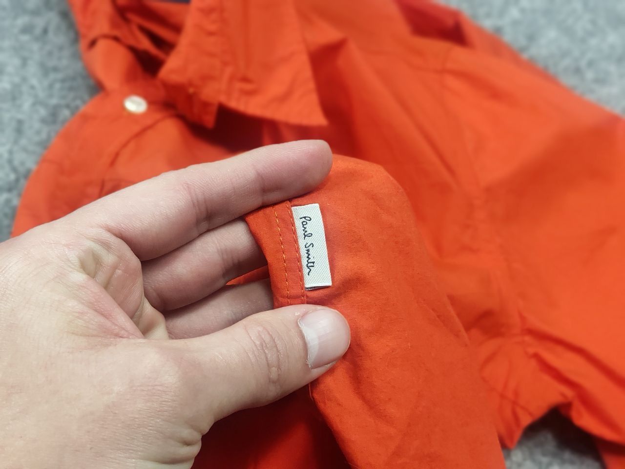 Paul Smith Paul Smith Vintage orange button-down shirt with pockets Size US L / EU 52-54 / 3 - 13 Thumbnail