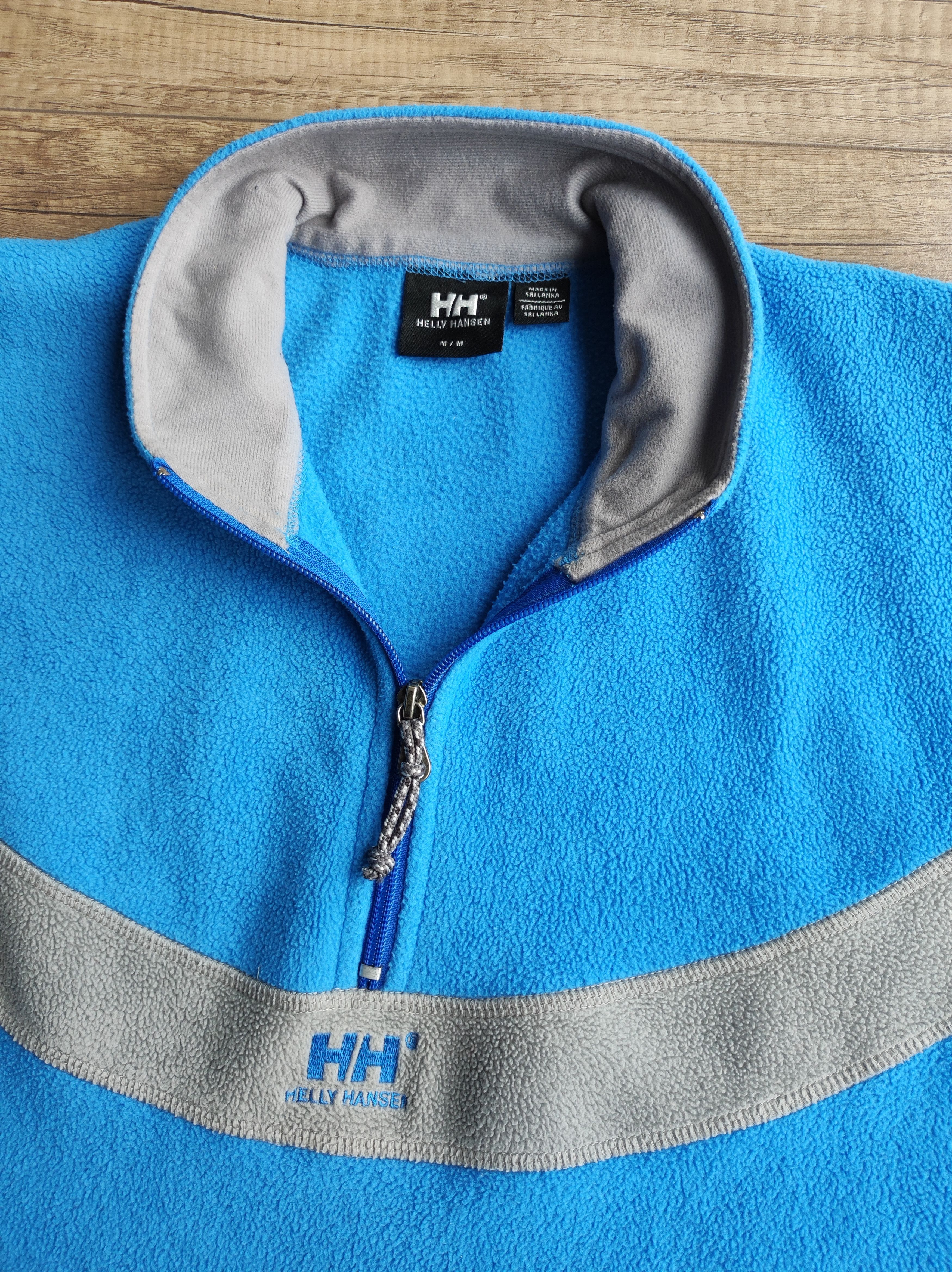 Helly Hansen × Vintage HELLY HANSEN Men's 1/2 Zip Anorak Fleece Jacket, s. MEDIUM Size US M / EU 48-50 / 2 - 5 Thumbnail