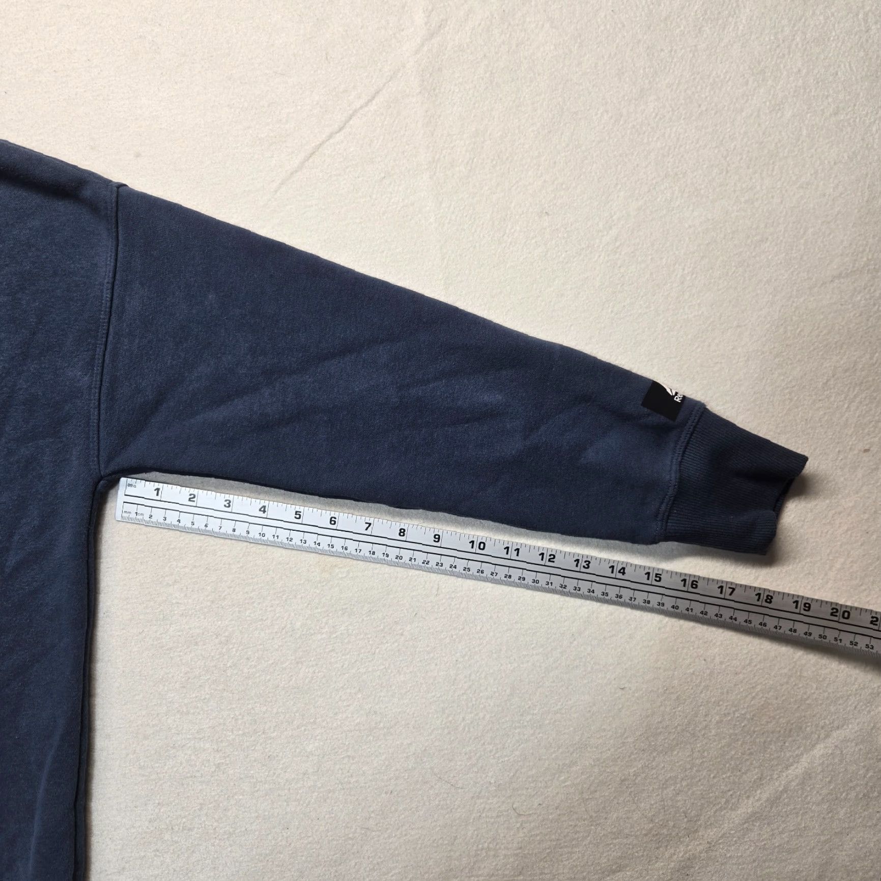 Reebok Reebok Sweater Solid Blue Knitted Pullover Long Sleeve Adult Men's XL Size Pullover Casual Fall Winter Golf Walking Breathable Mock Neck Collarless Size US XL / EU 56 / 4 - 5 Thumbnail