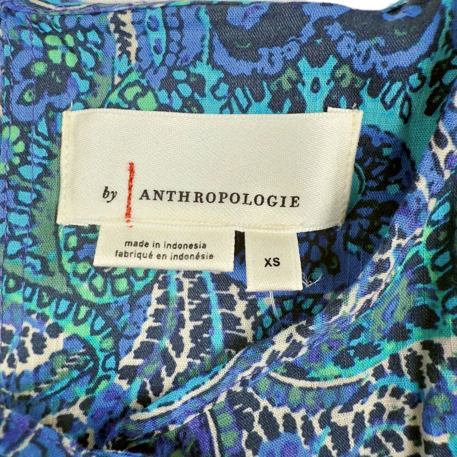 Anthropologie ANTHROPOLOGIE Romper LISSA Shorts Balloon Sleeves Paisley Size XS / US 0-2 / IT 36-38 - 5 Thumbnail