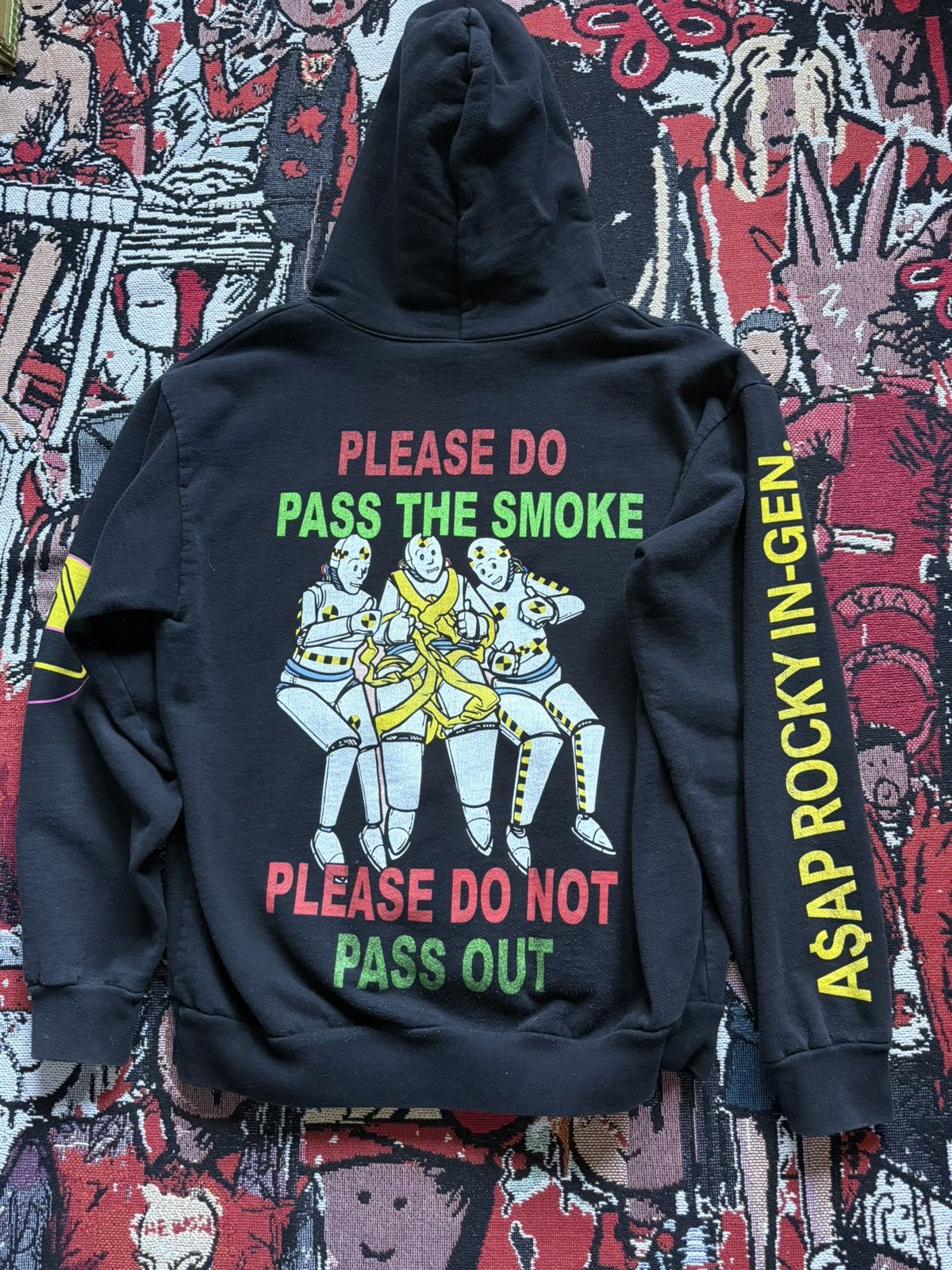 AWGE ASAP Rocky Rolling Loud 2019 Injured Generation hoodie Size US L / EU 52-54 / 3 - 5 Thumbnail