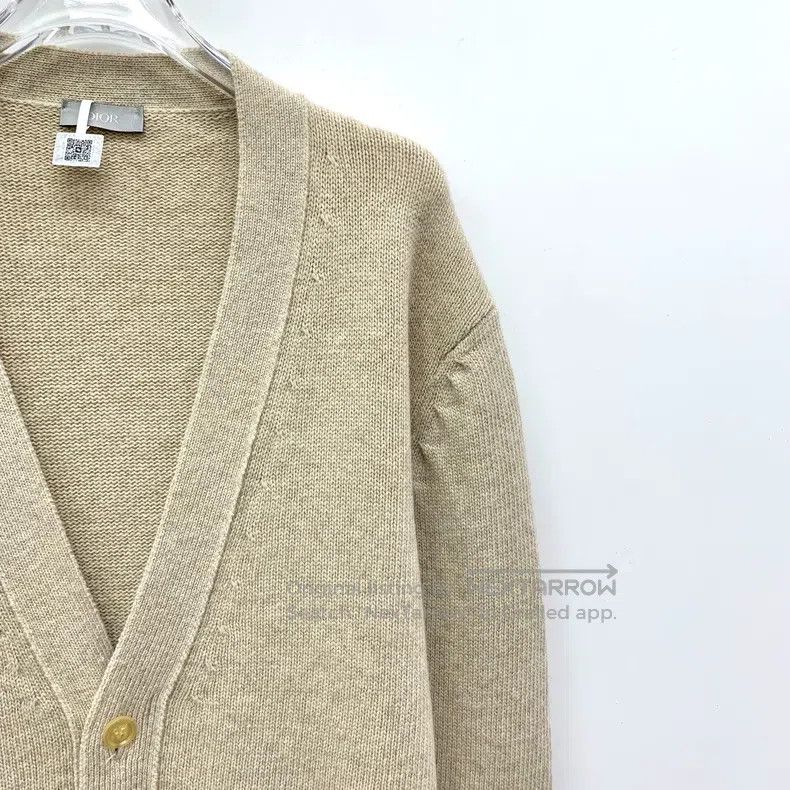 Dior Dior Oatmeal logo letter embroidery wool V-neck single-bre Size US M / EU 48-50 / 2 - 3 Thumbnail
