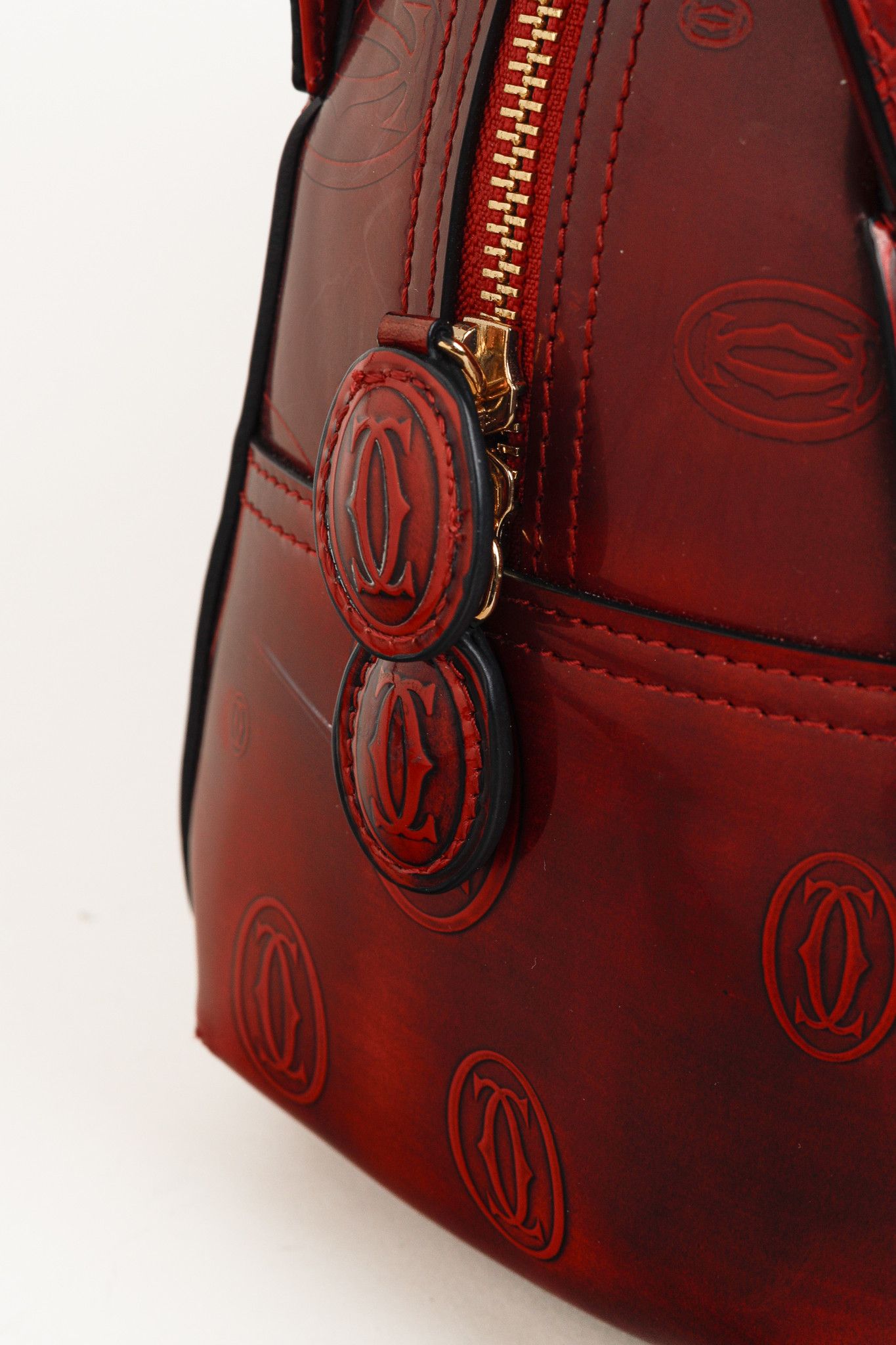 Cartier Cartier Marcello Red Happy Birthday Leather Shoulder Bag Size ONE SIZE - 10 Thumbnail