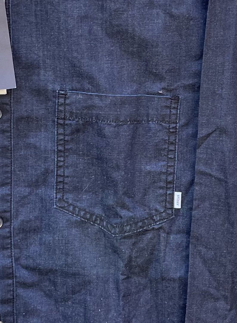 Stussy NWT Stussy Coated Denim LS button Down Shirt Size US L / EU 52-54 / 3 - 4 Thumbnail