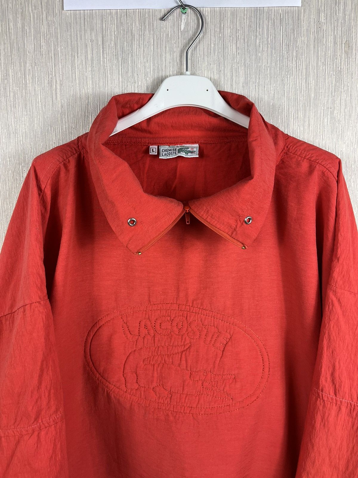 Lacoste × Vintage Vintage 80s Lacoste chemise light jacket embroidered logo Size US M / EU 48-50 / 2 - 5 Thumbnail