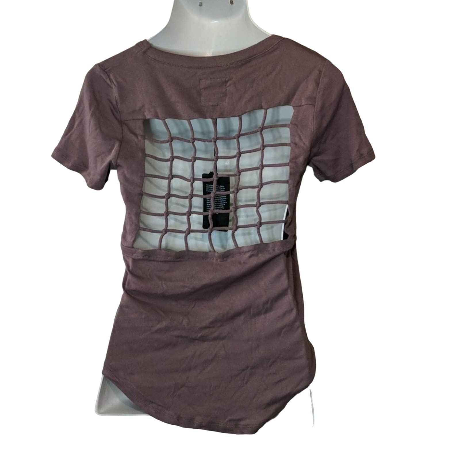 Chaser Brand CHASER Purple Scoop Neck Casual Tee Medium NEW Size M / US 6-8 / IT 42-44 - 2 Thumbnail
