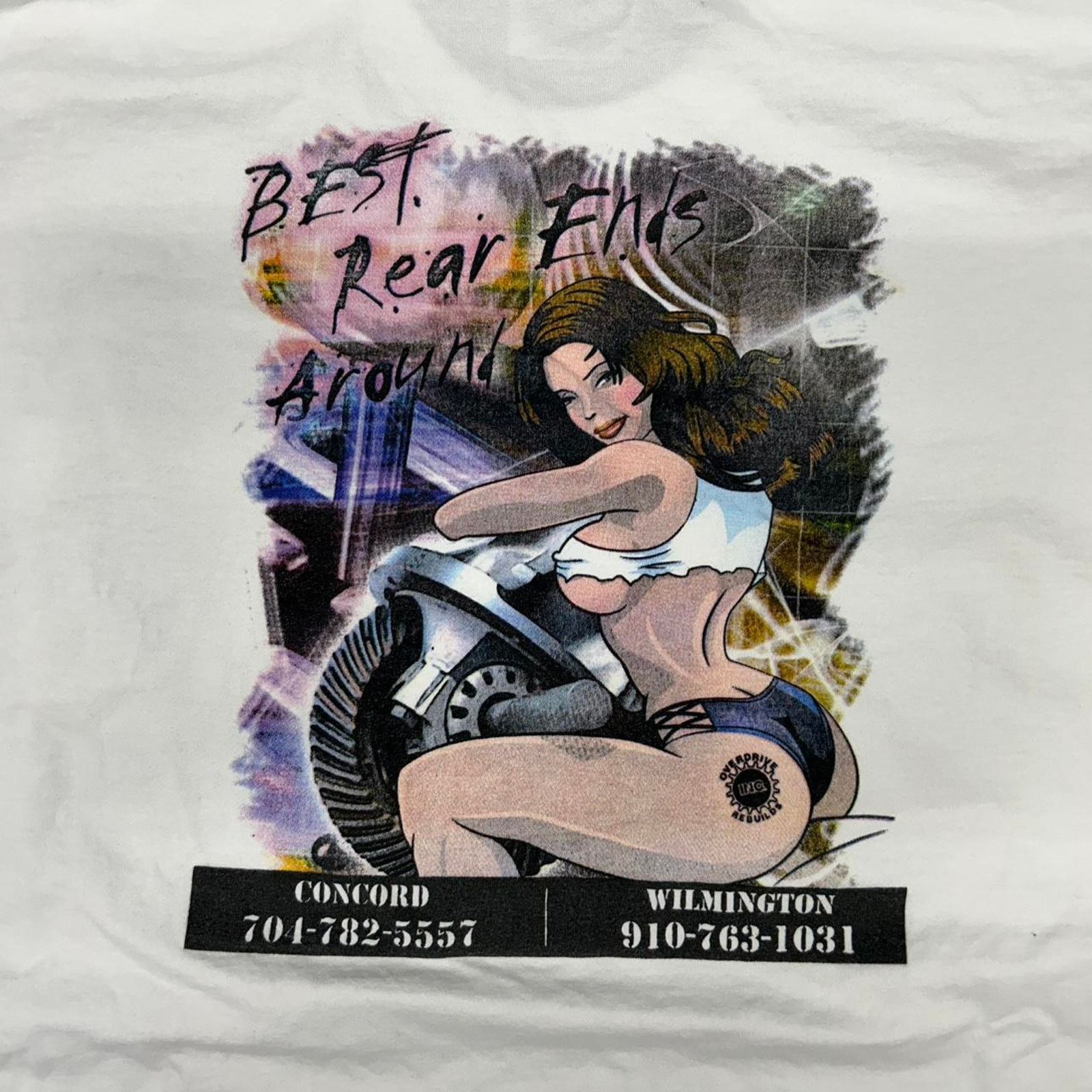 Other Y2K White and black Overdrive Rebuilds tee Size US XXL / EU 58 / 5 - 2 Thumbnail