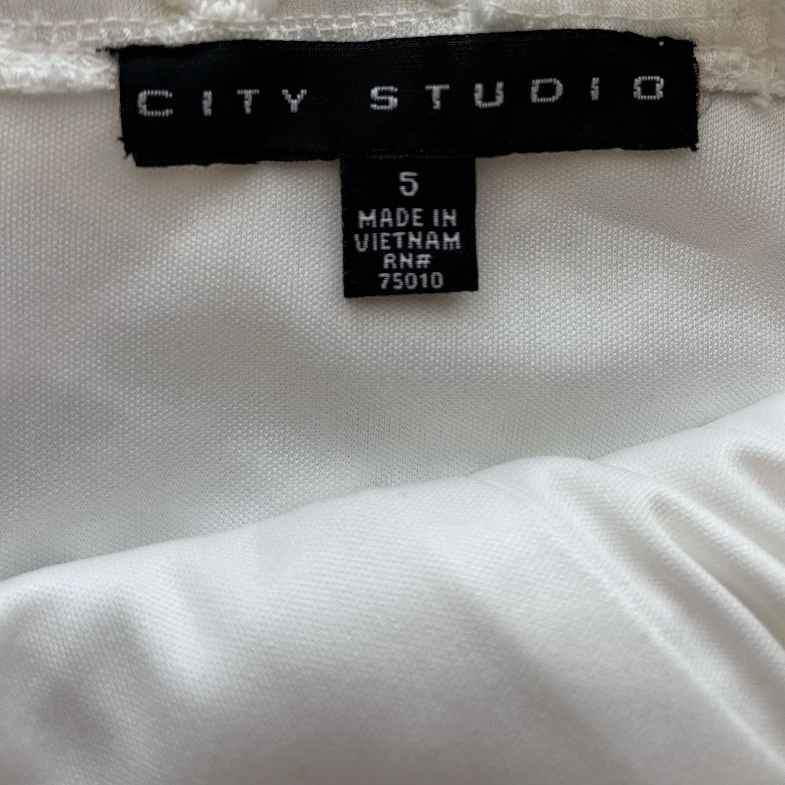 Other City Studio White Lace Sleeveless Dress Size 5 Size S / US 4 / IT 40 - 8 Thumbnail