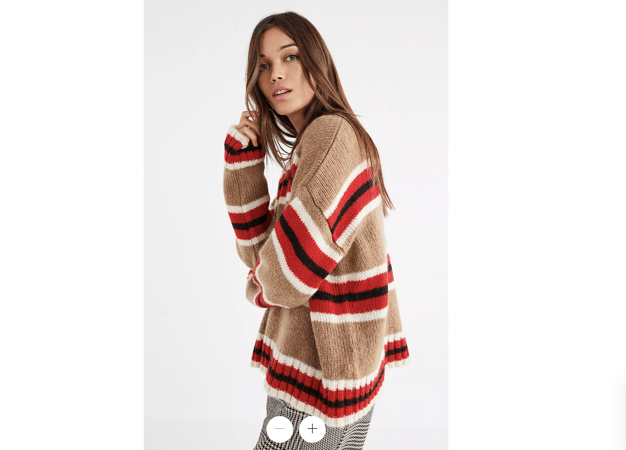 Urban Outfitters Urban Outfitters Oversized Striped Boyfriend Jumper Size XS / US 0-2 / IT 36-38 - 1 Thumbnail