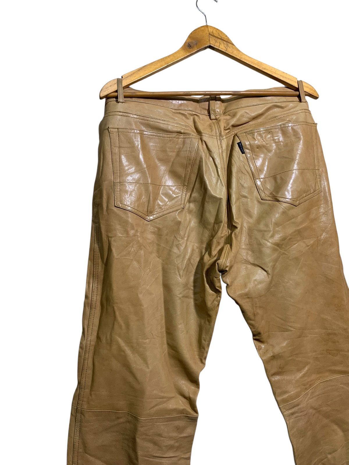 Japanese Brand 🔥MENS TENORAS LEATHER PANT W35 Size US 35 - 6 Thumbnail